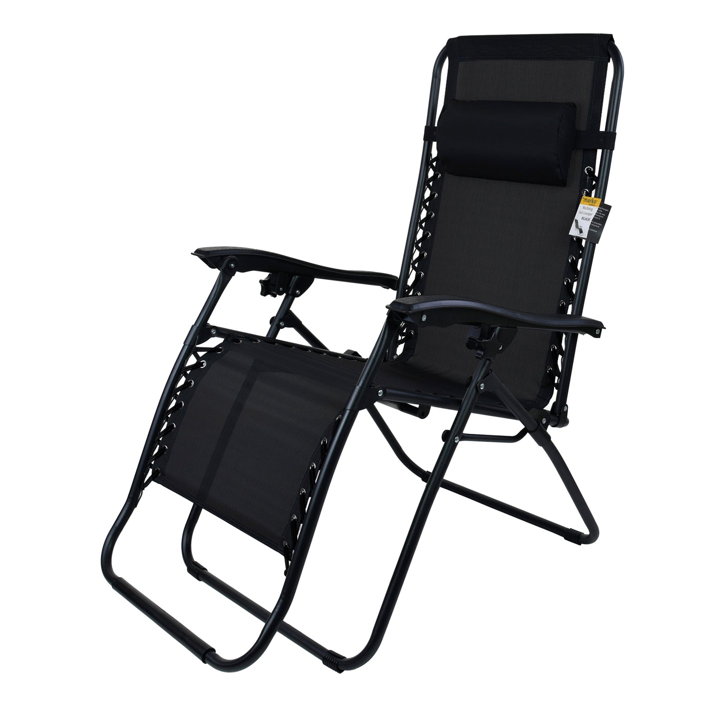 Reclining Lounger Chair - Black