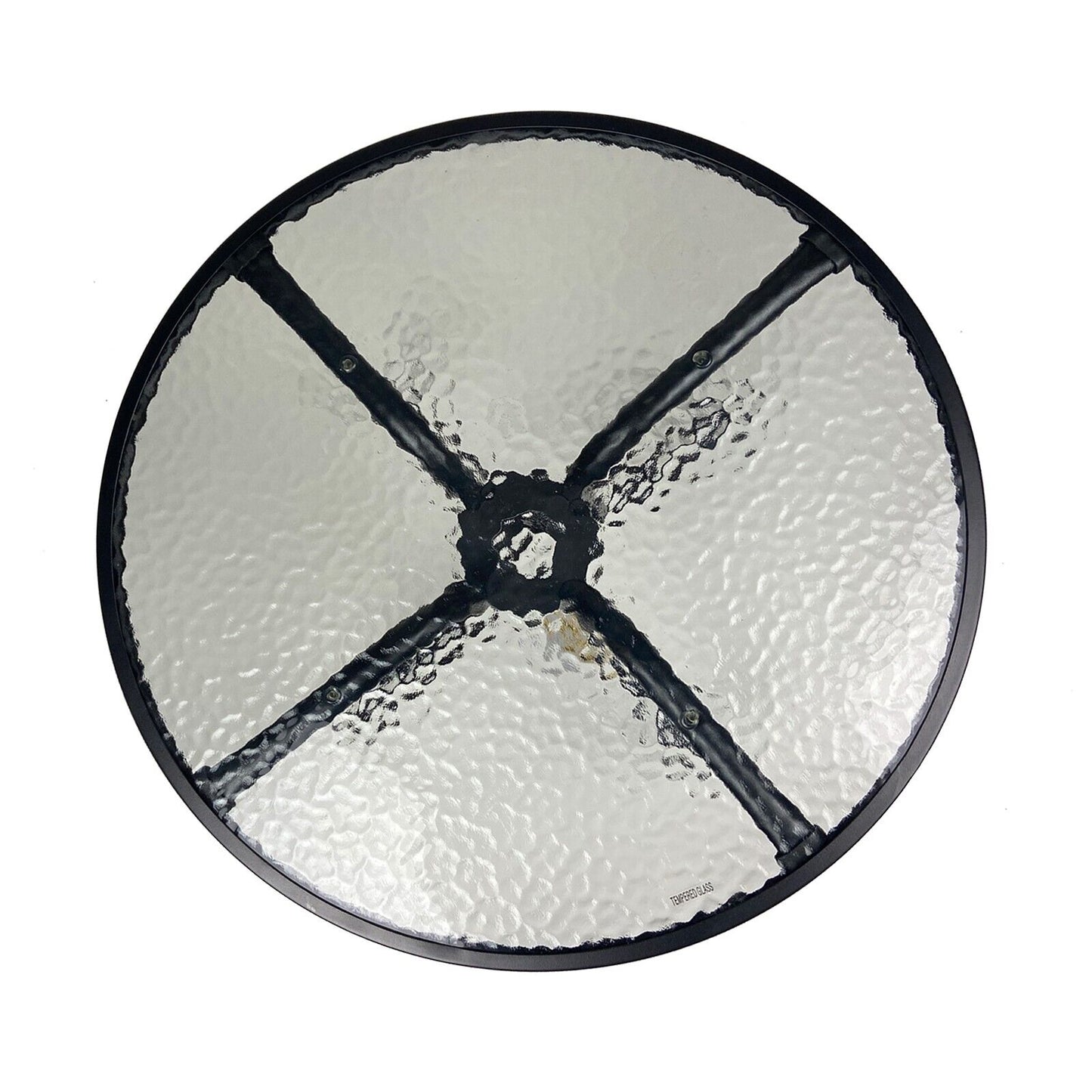 60cm Round Glass Bistro Table