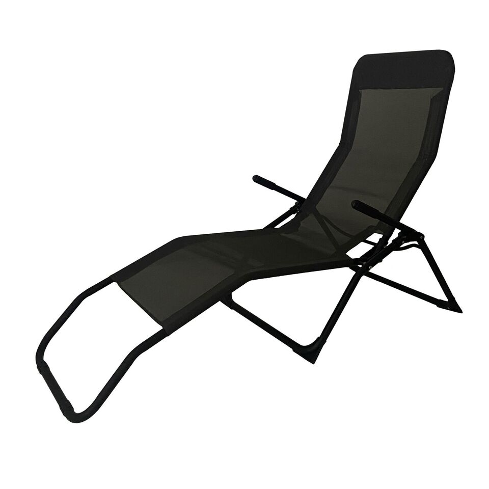 Reclining Rocker Lounger - Grey