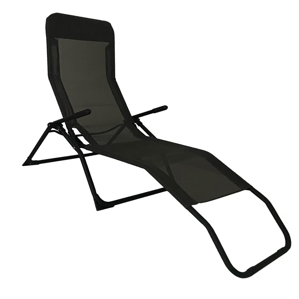 Reclining Rocker Lounger - Grey