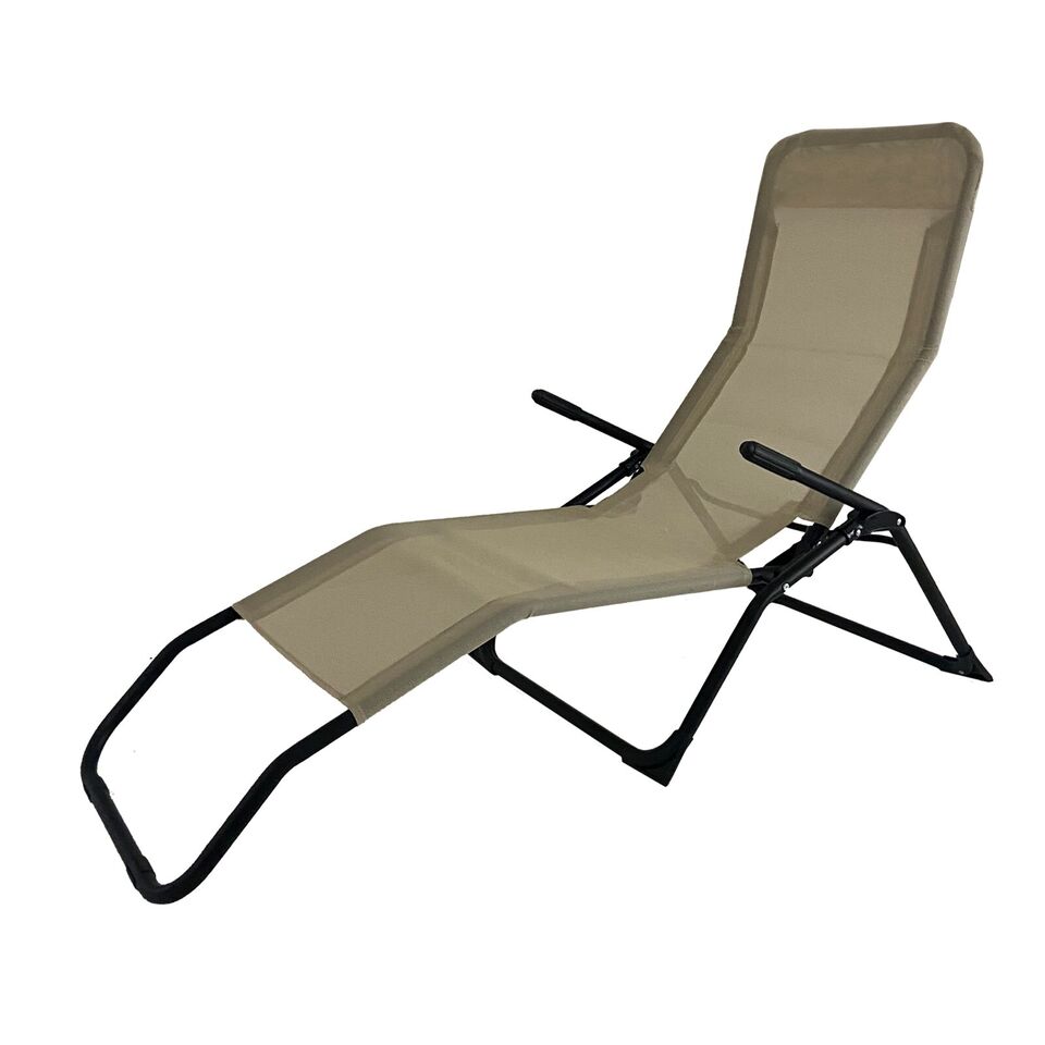 Reclining Rocker Lounger - Cream