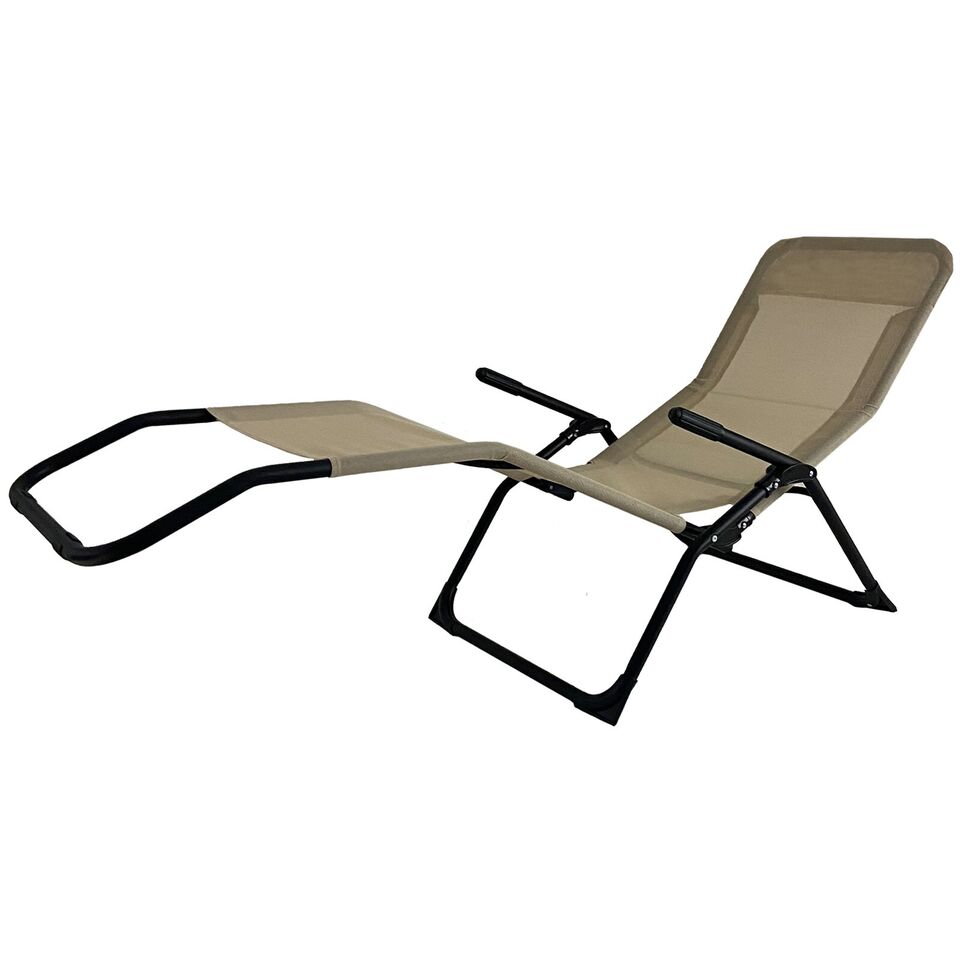 Reclining Rocker Lounger - Cream
