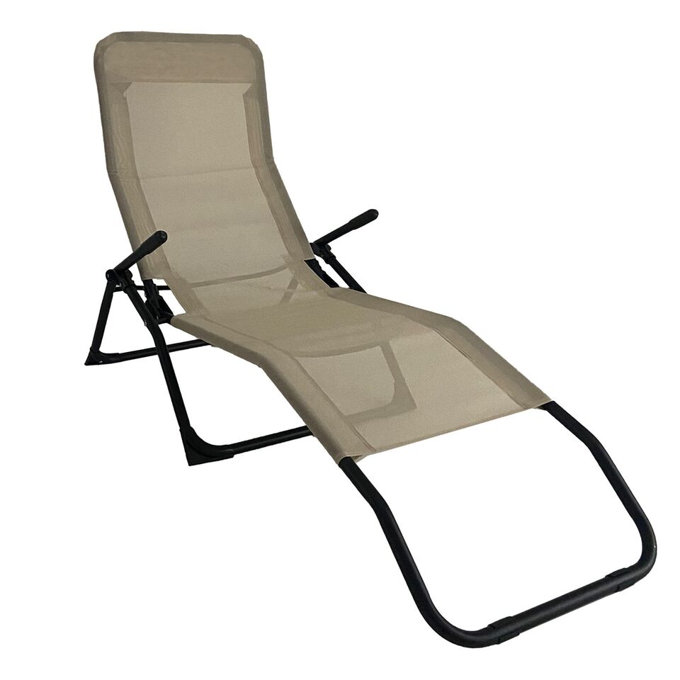 Reclining Rocker Lounger - Cream