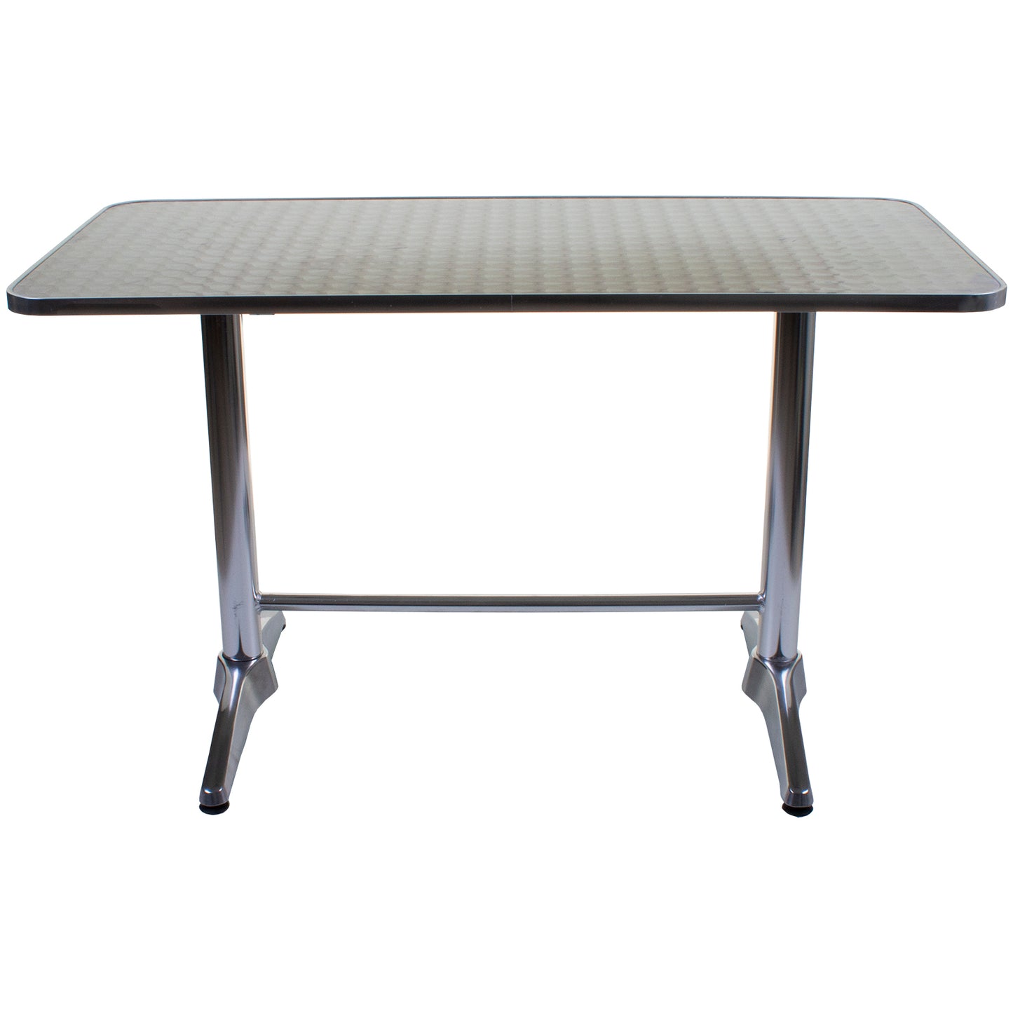 Montego Rectangular Chrome Table