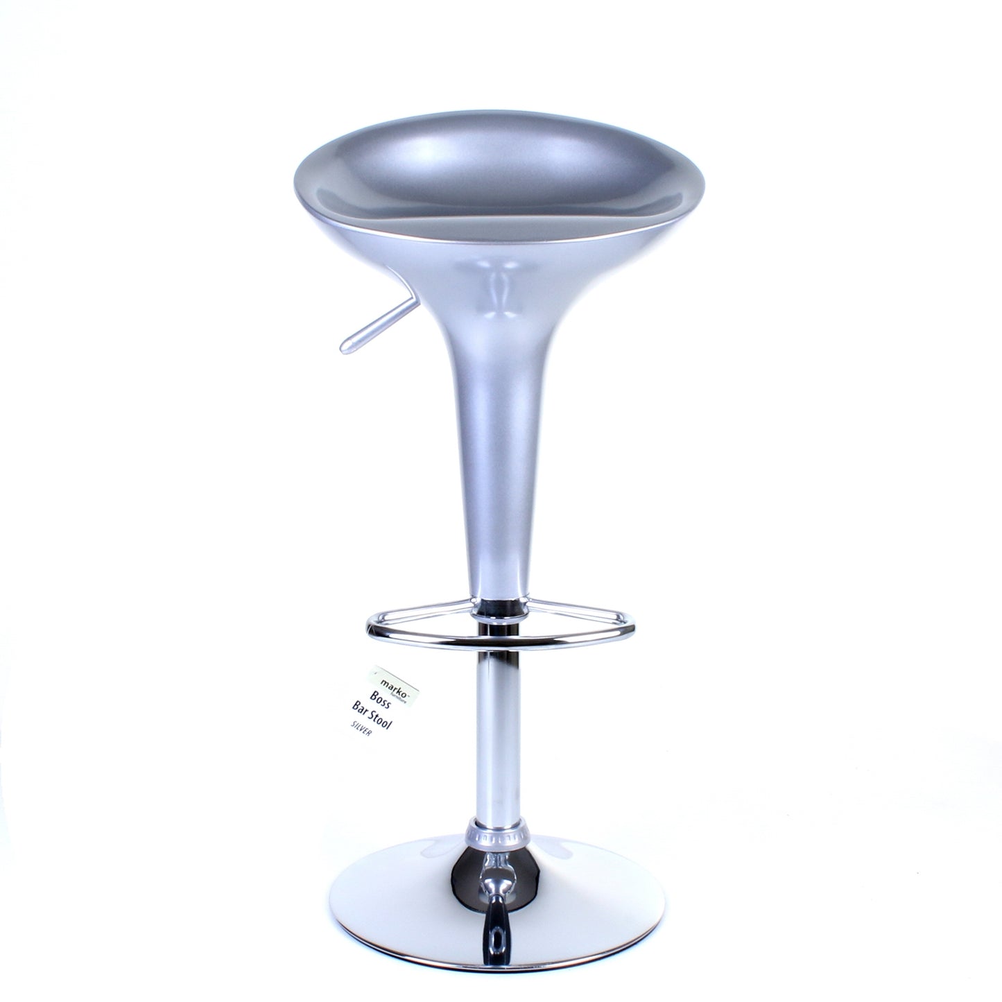Boss Bar Stool - Silver - Set of 2
