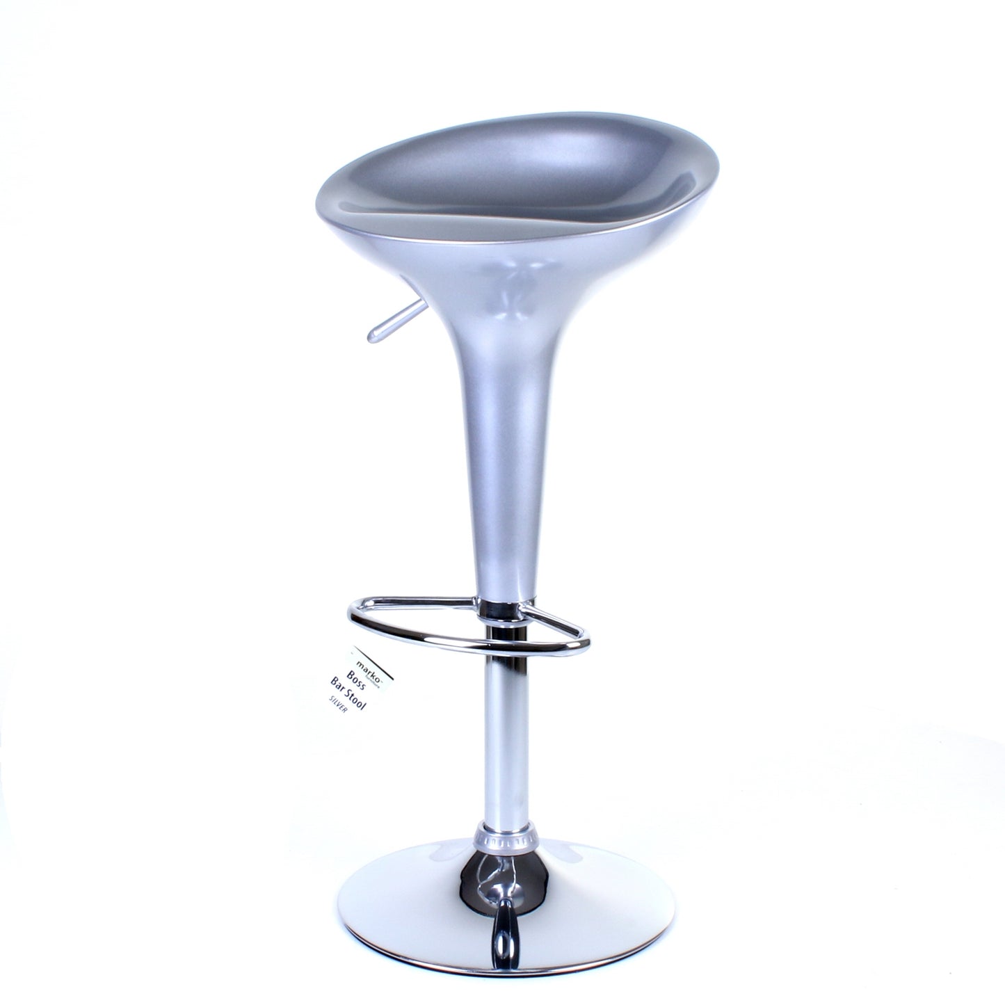 Boss Bar Stool - Silver - Set of 2