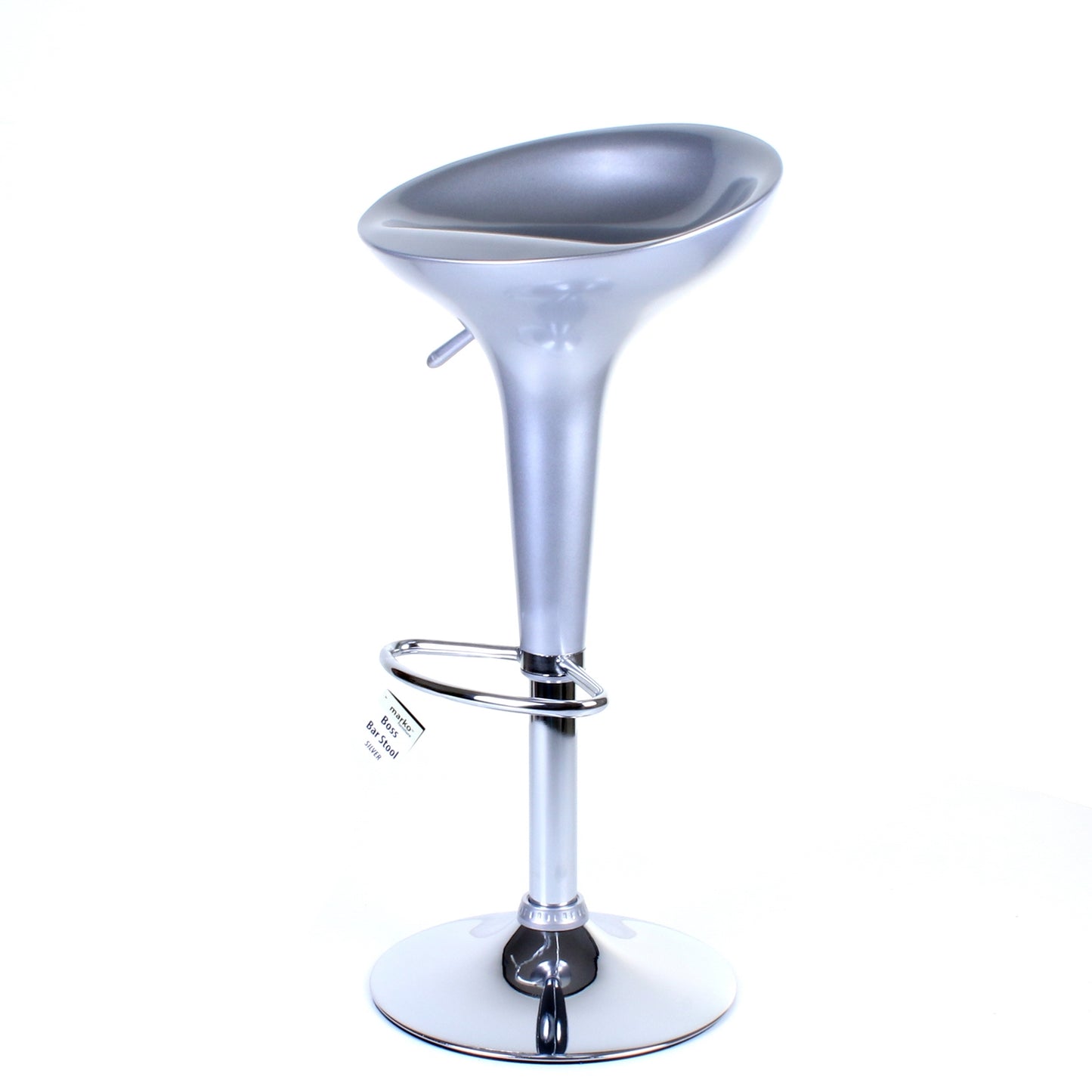 Boss Bar Stool - Silver - Set of 2