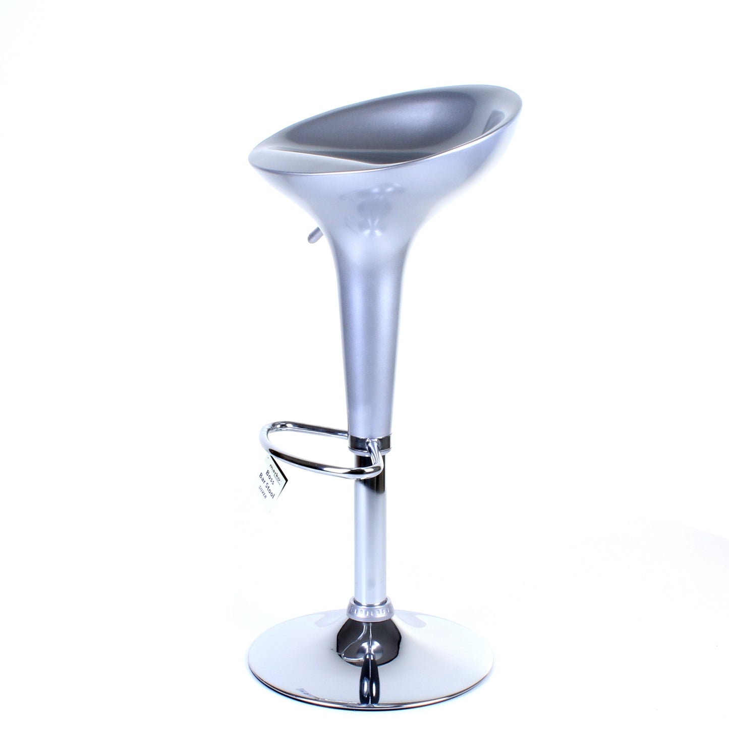 Boss Bar Stool - Silver - Set of 2