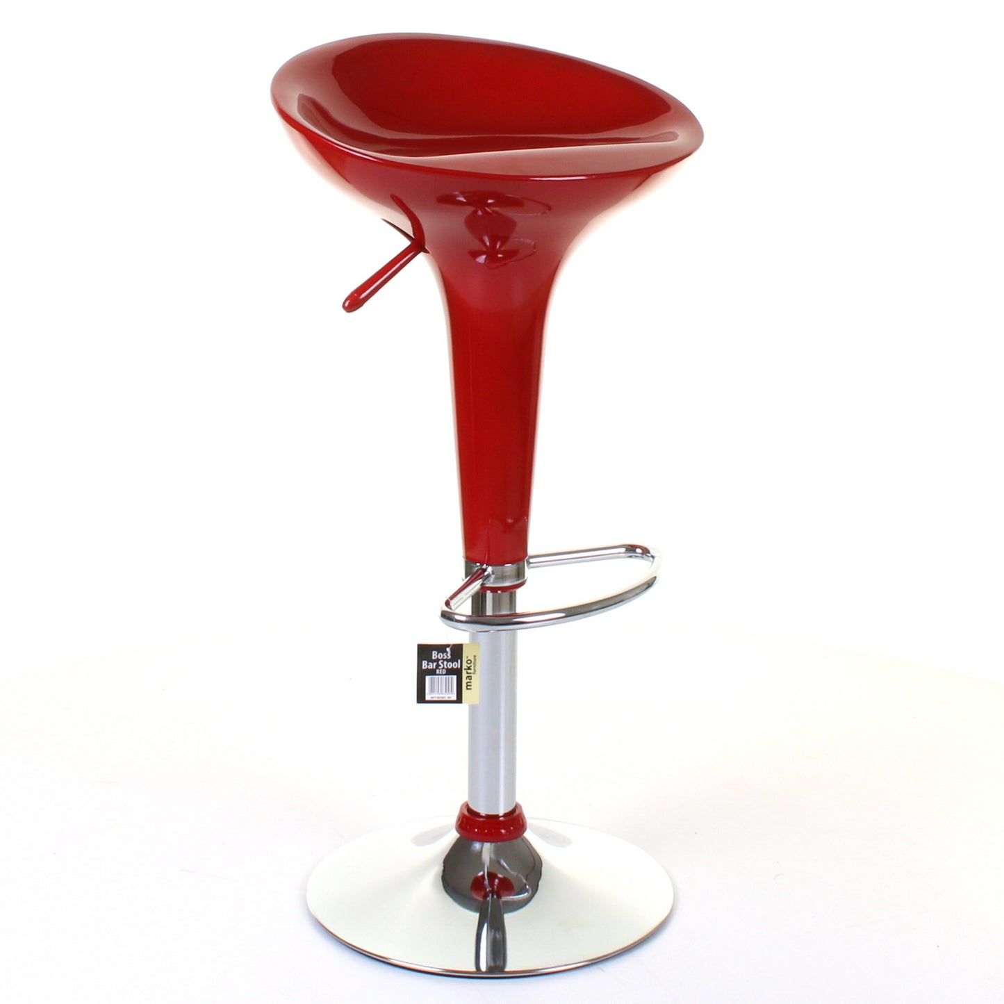 Boss Bar Stool - Red - Set of 2