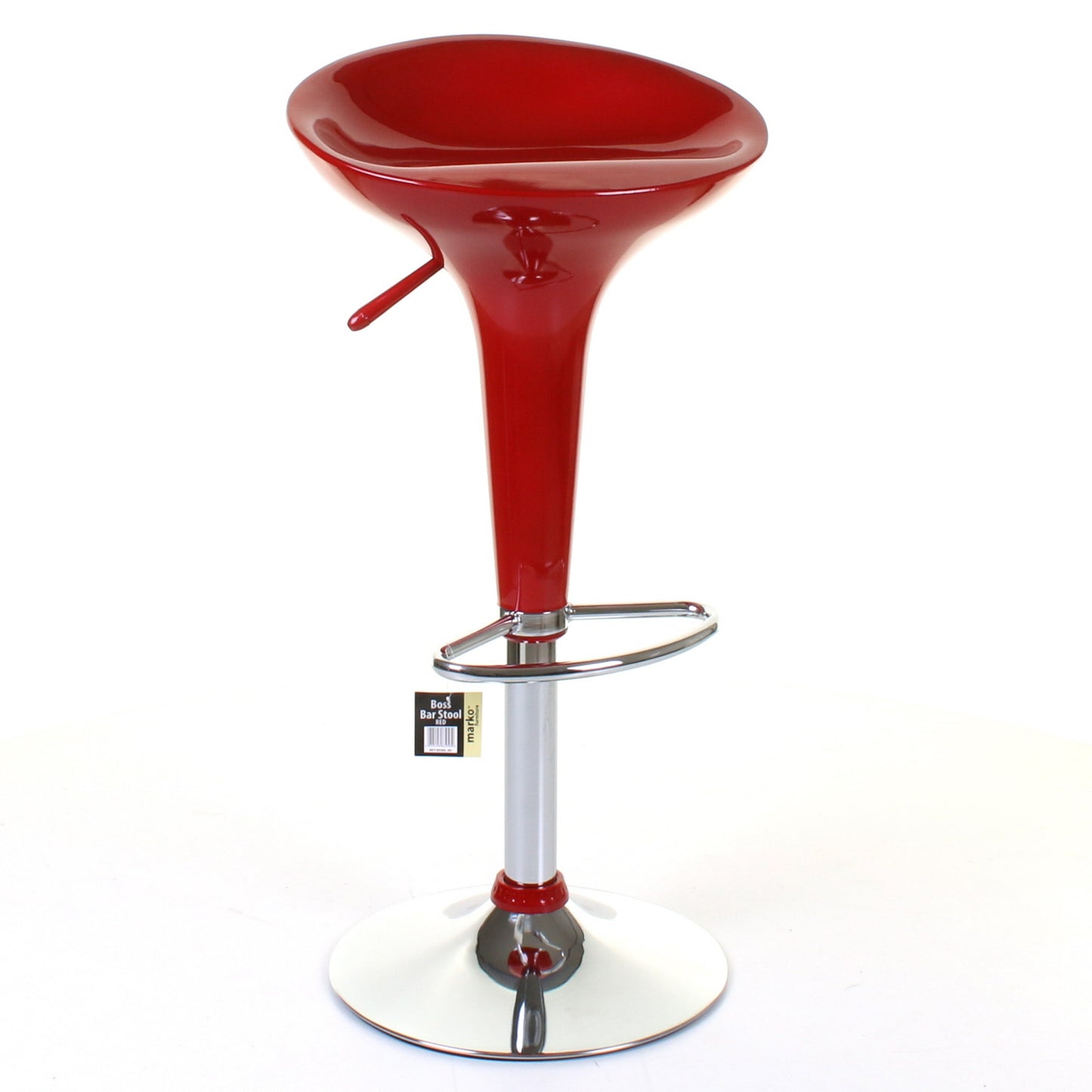 Boss Bar Stool - Red - Set of 2