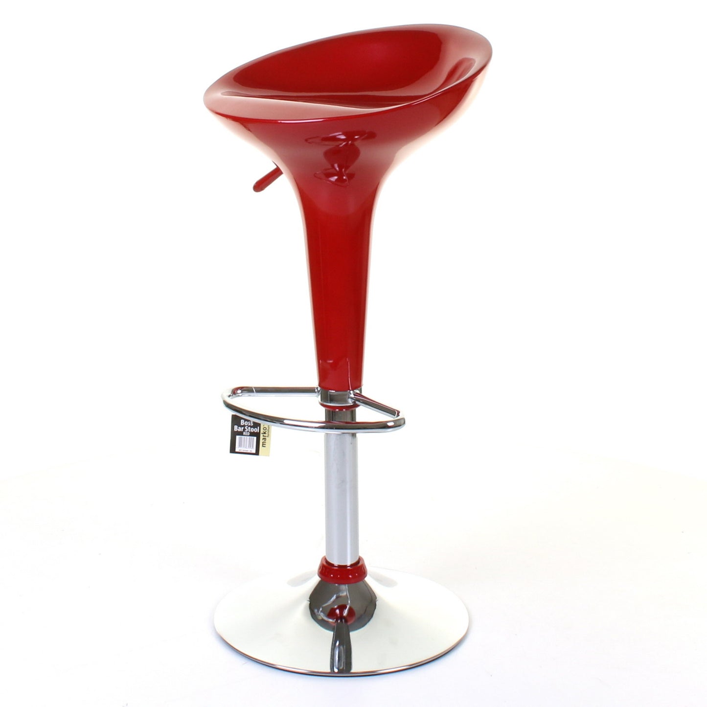Boss Bar Stool - Red - Set of 2