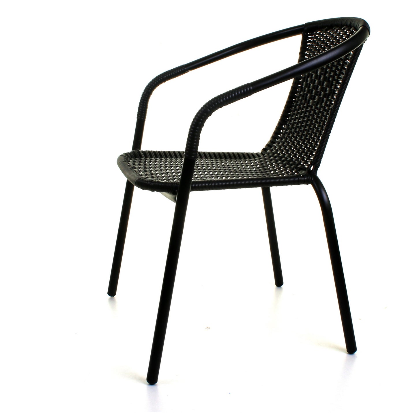 Wicker Black Bistro Chair