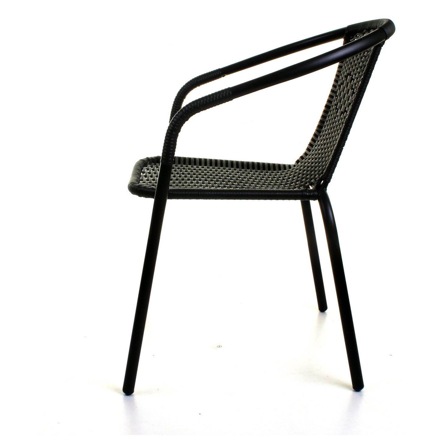 Wicker Black Bistro Chair
