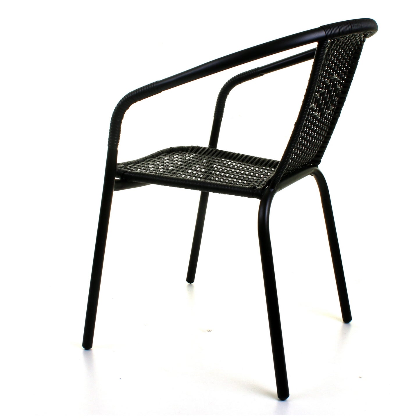 Wicker Black Bistro Chair