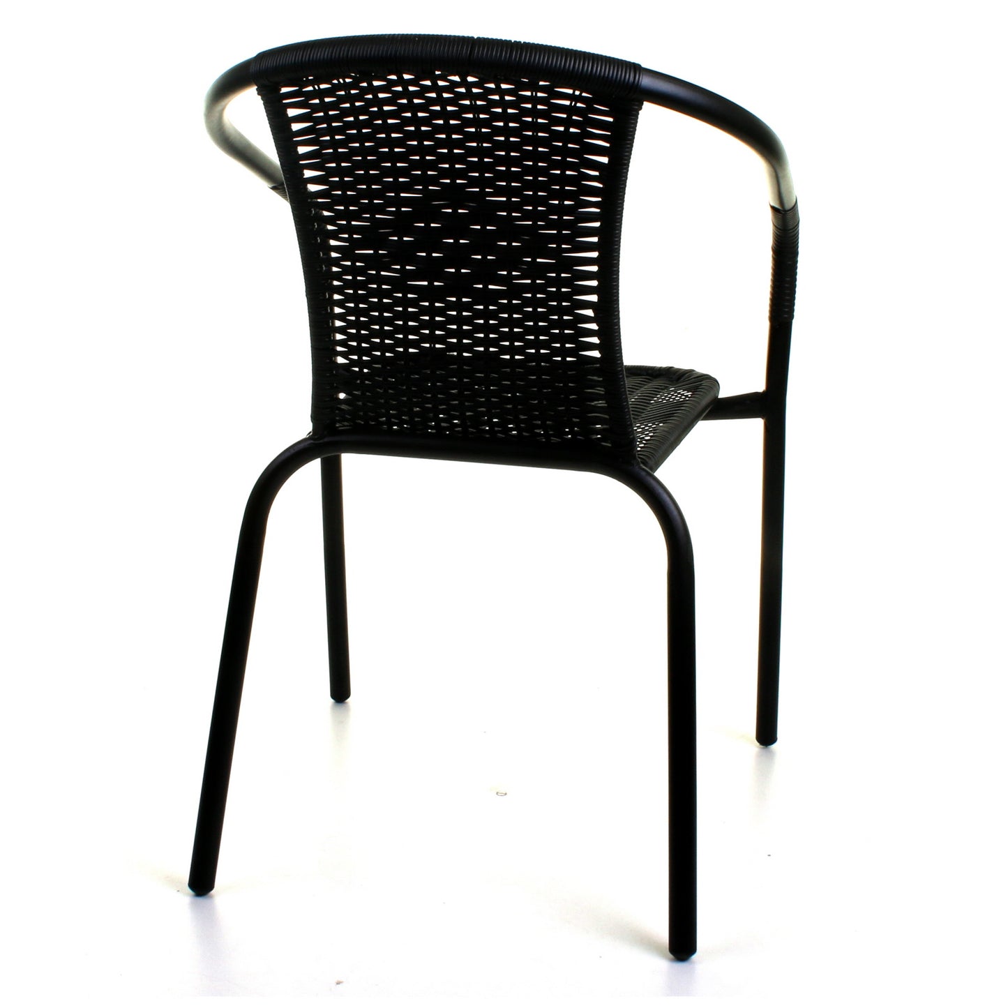 Wicker Black Bistro Chair