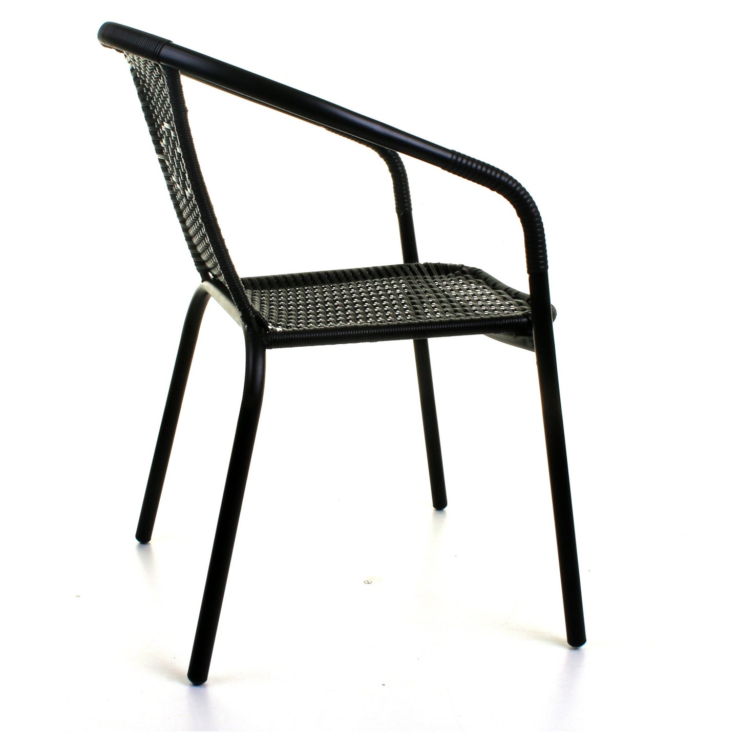 Wicker Black Bistro Chair