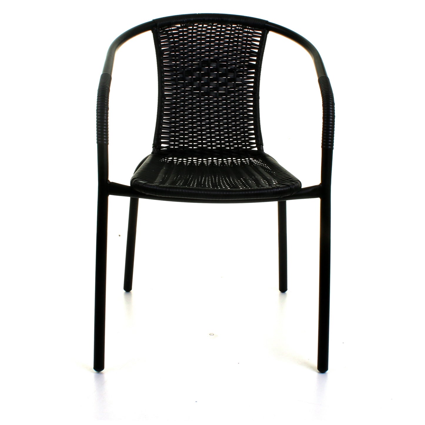 Wicker Black Bistro Chair