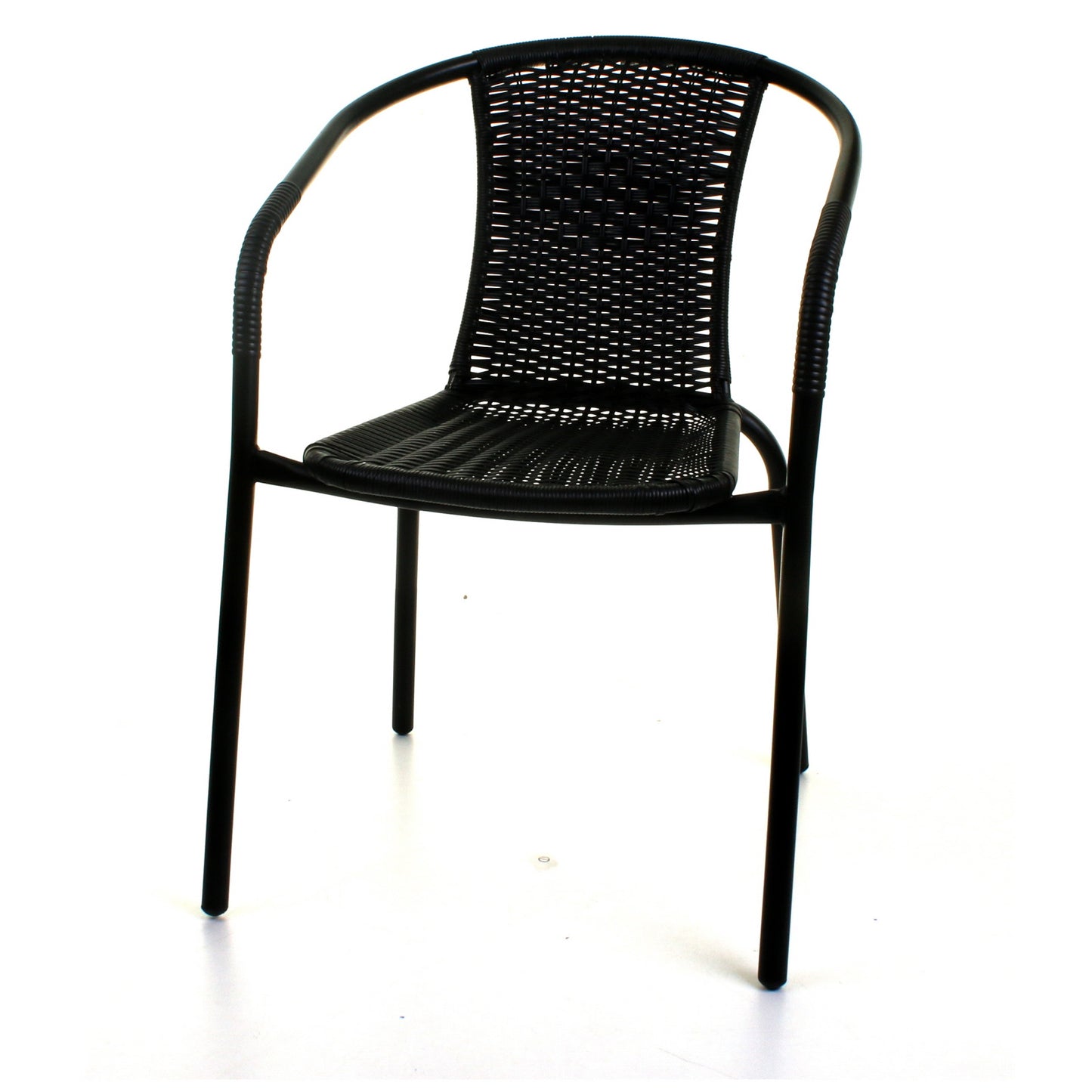 Wicker Black Bistro Chair