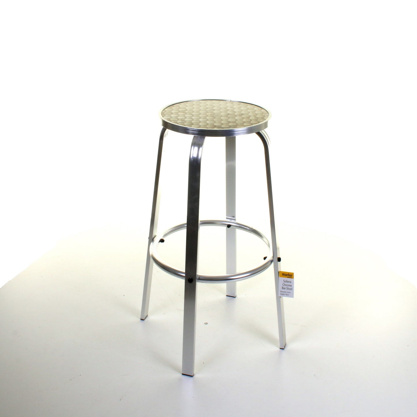 Chrome Bistro Soliera Stool