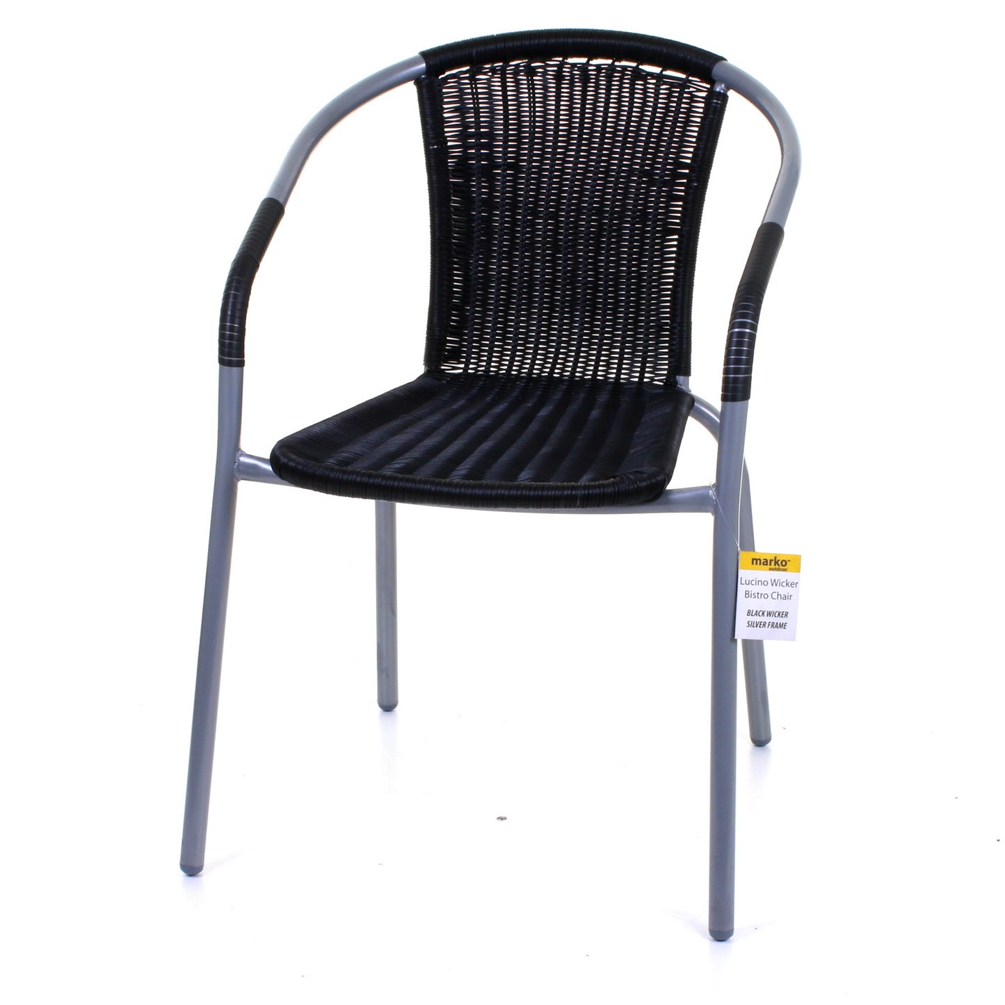 Lucino Wicker Bistro Chair
