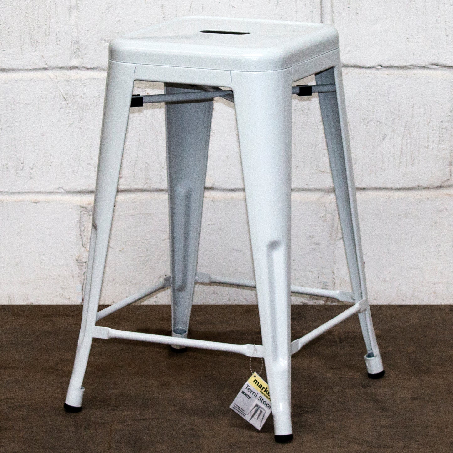 Terni Bar Stool - White