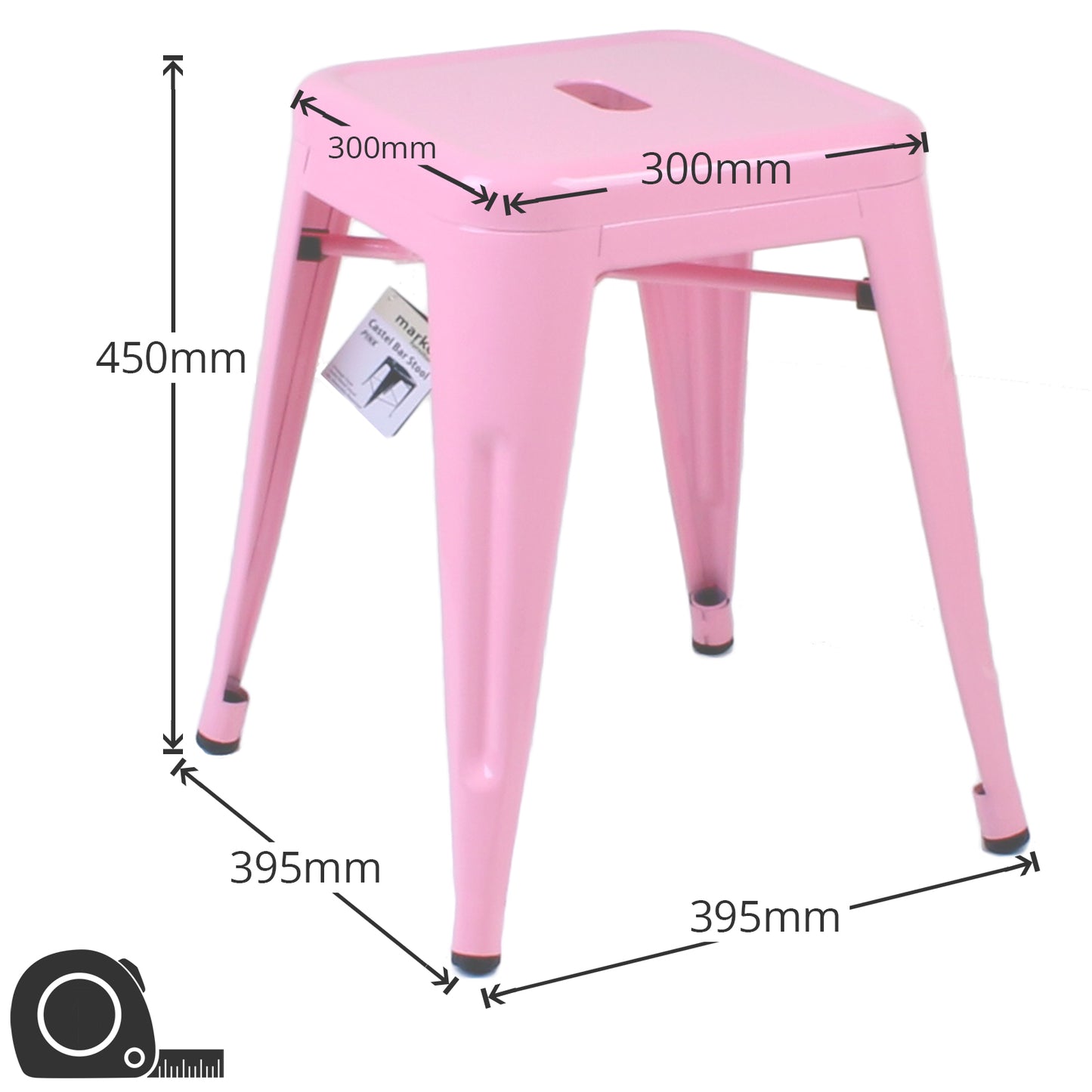 Castel Stool - Pink