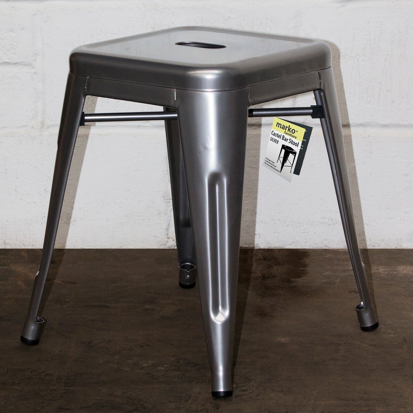 Castel Stool - Silver