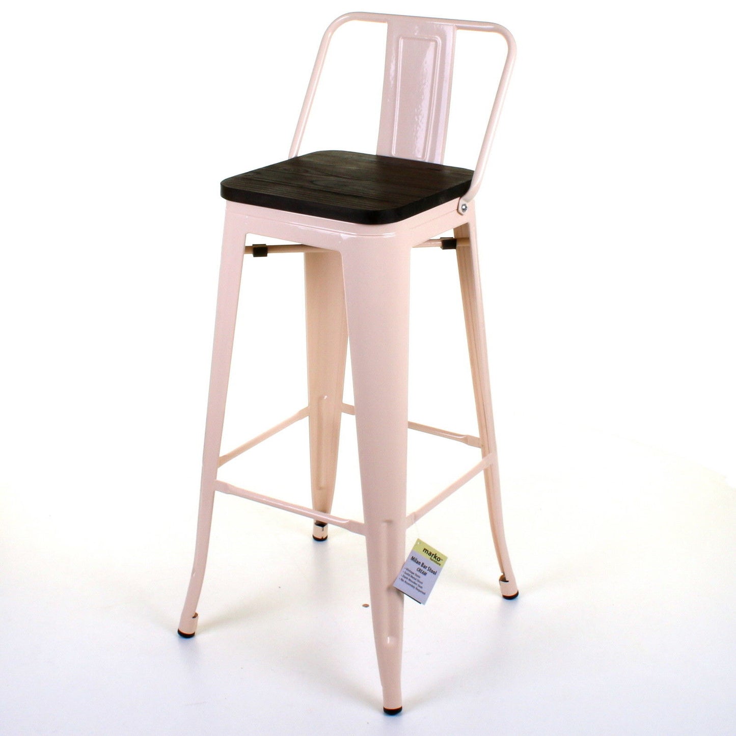 Milan Bar Stool - Cream