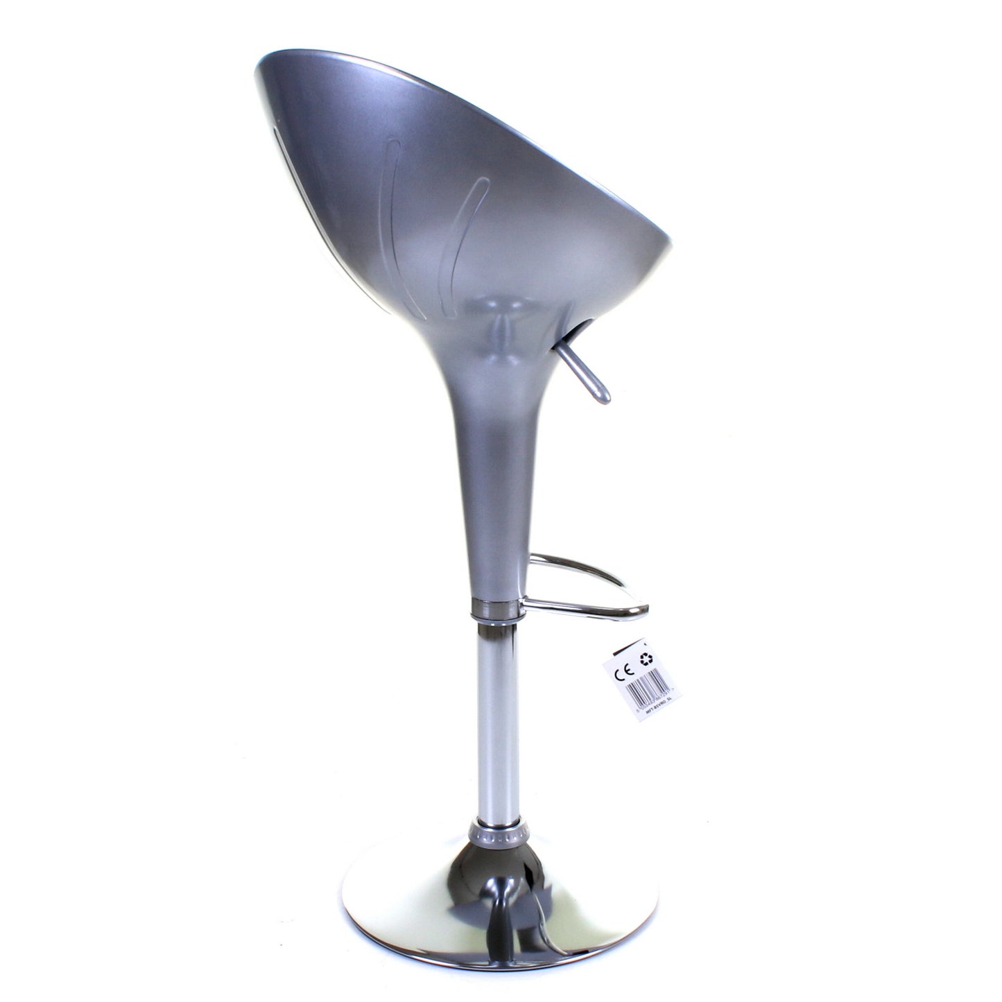 Verona Bar Stool - Silver - Set of 2