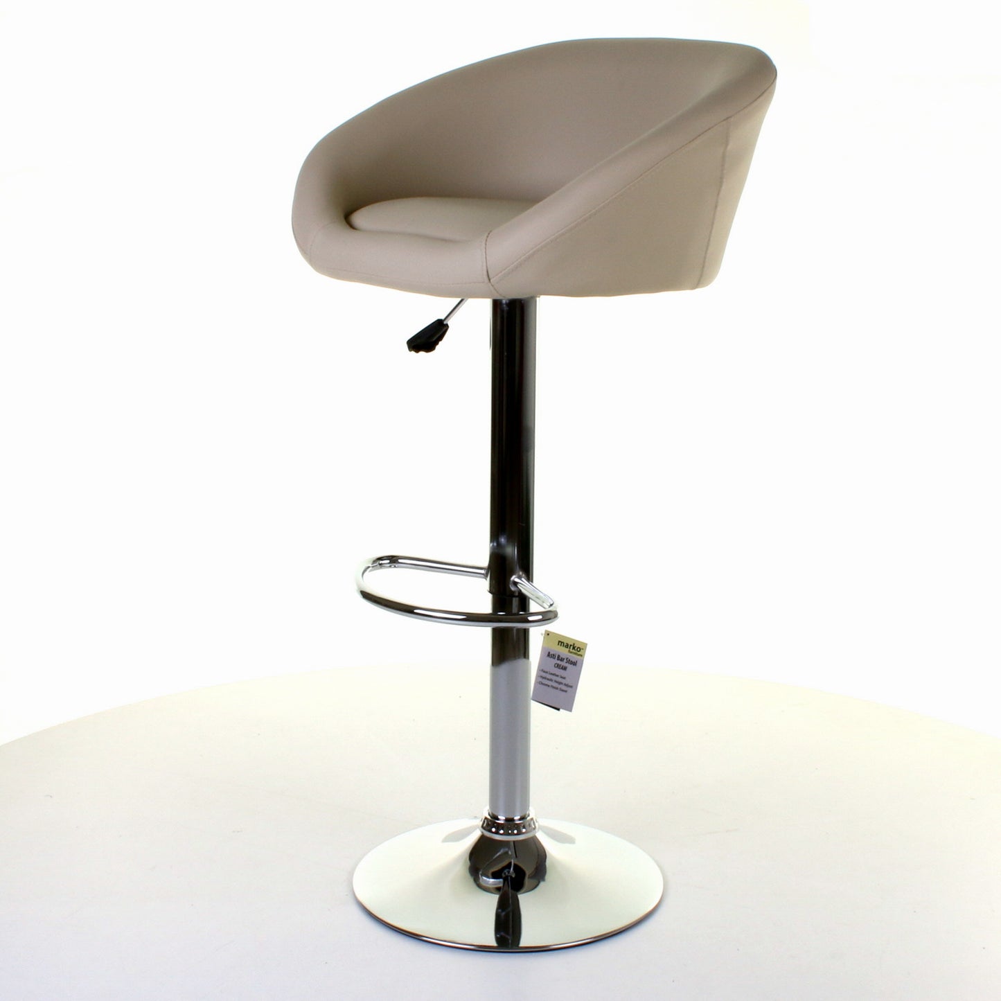 Asti Bar Stool - Cream - Set of 2