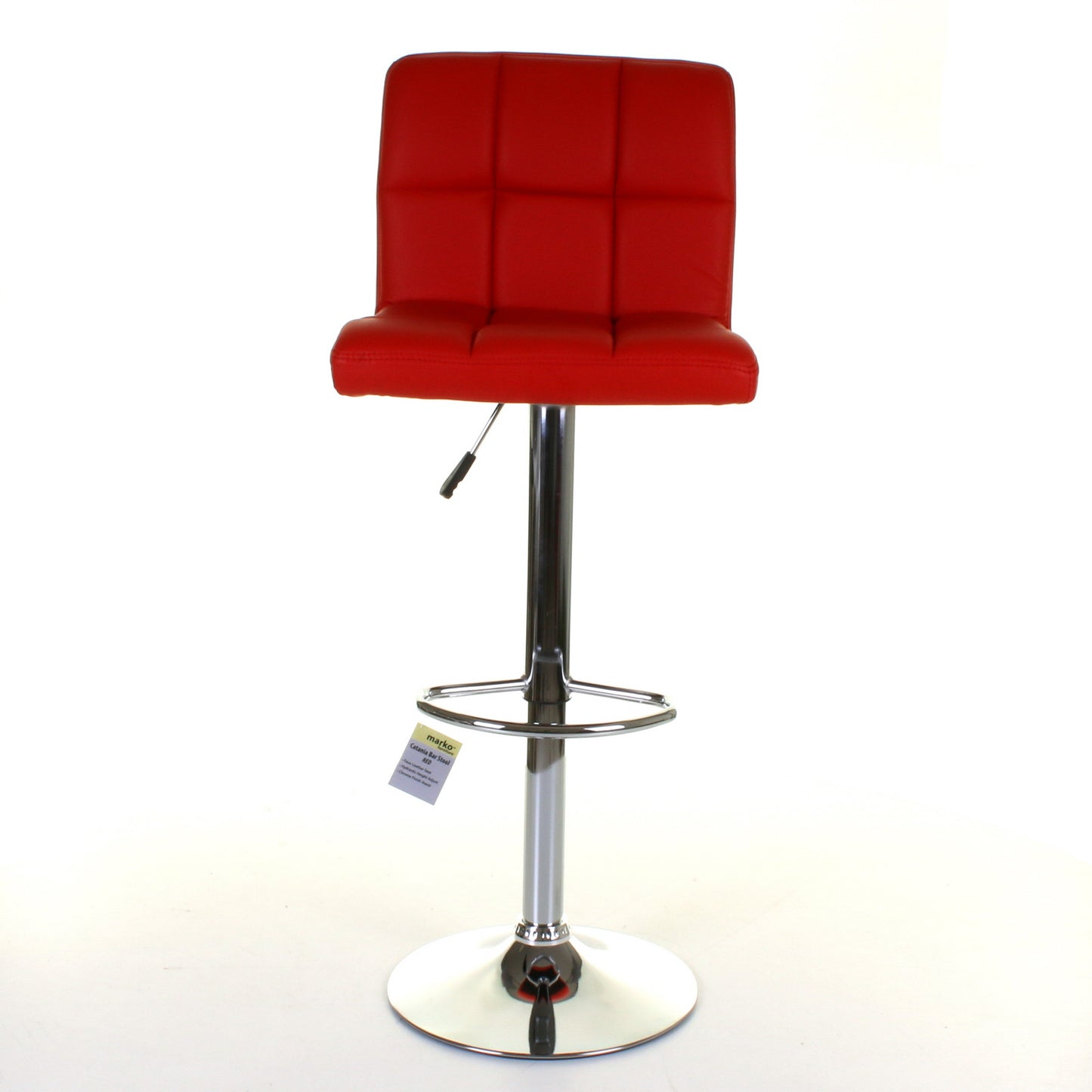 Catania Bar Stool - Red - Set of 2