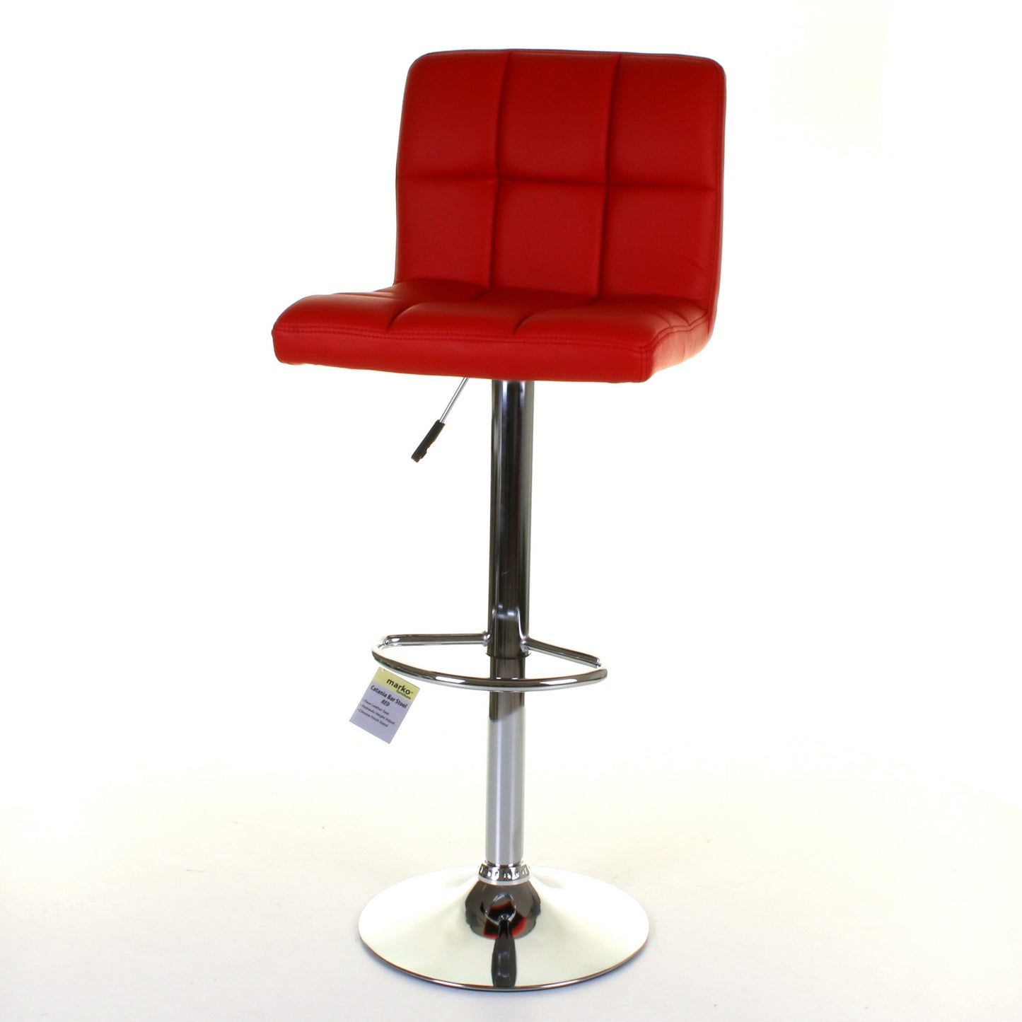Catania Bar Stool - Red - Set of 2