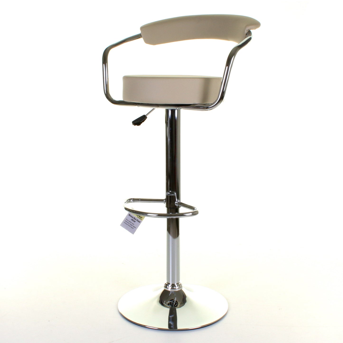 Monza Bar Stool - Cream - Set of 2