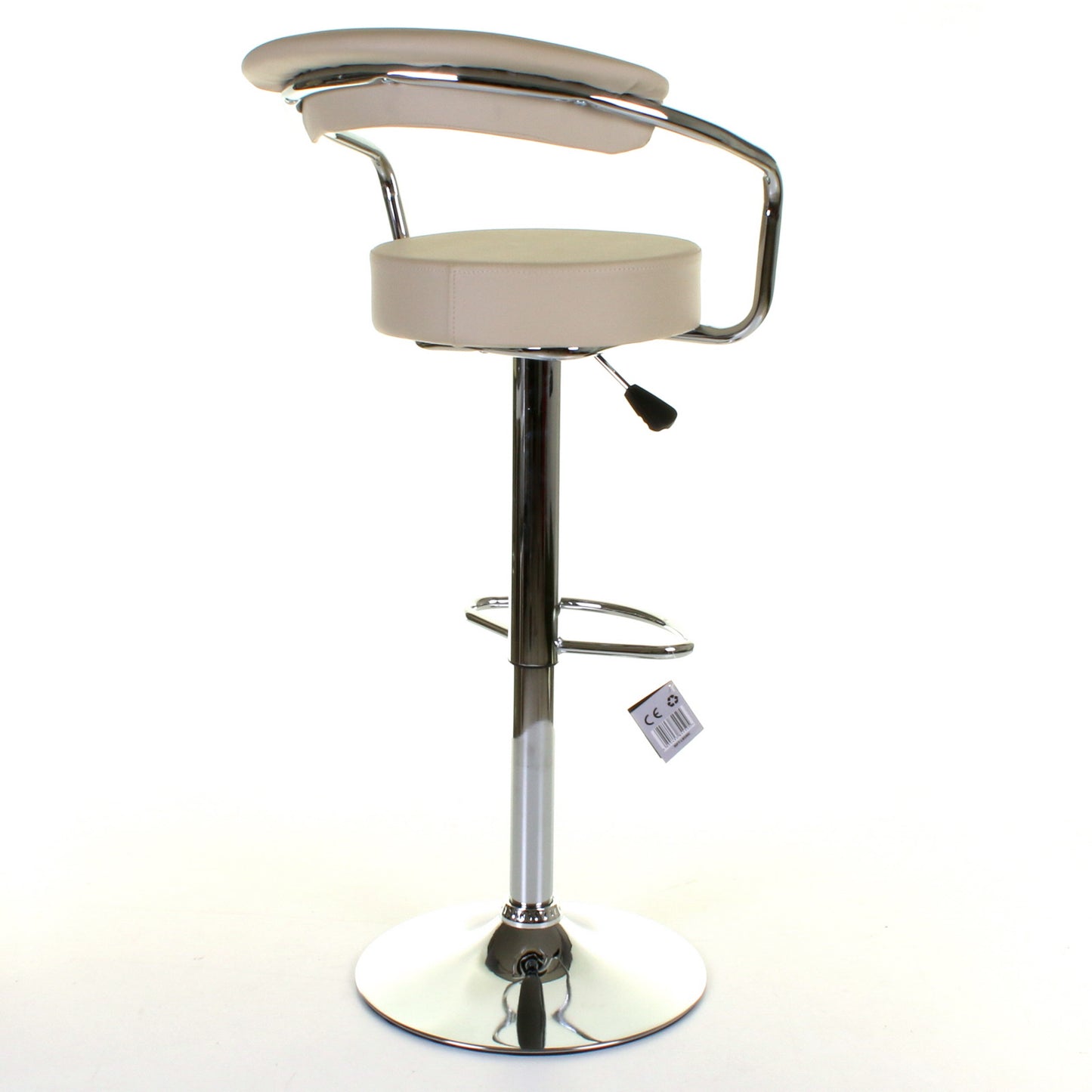 Monza Bar Stool - Cream - Set of 2