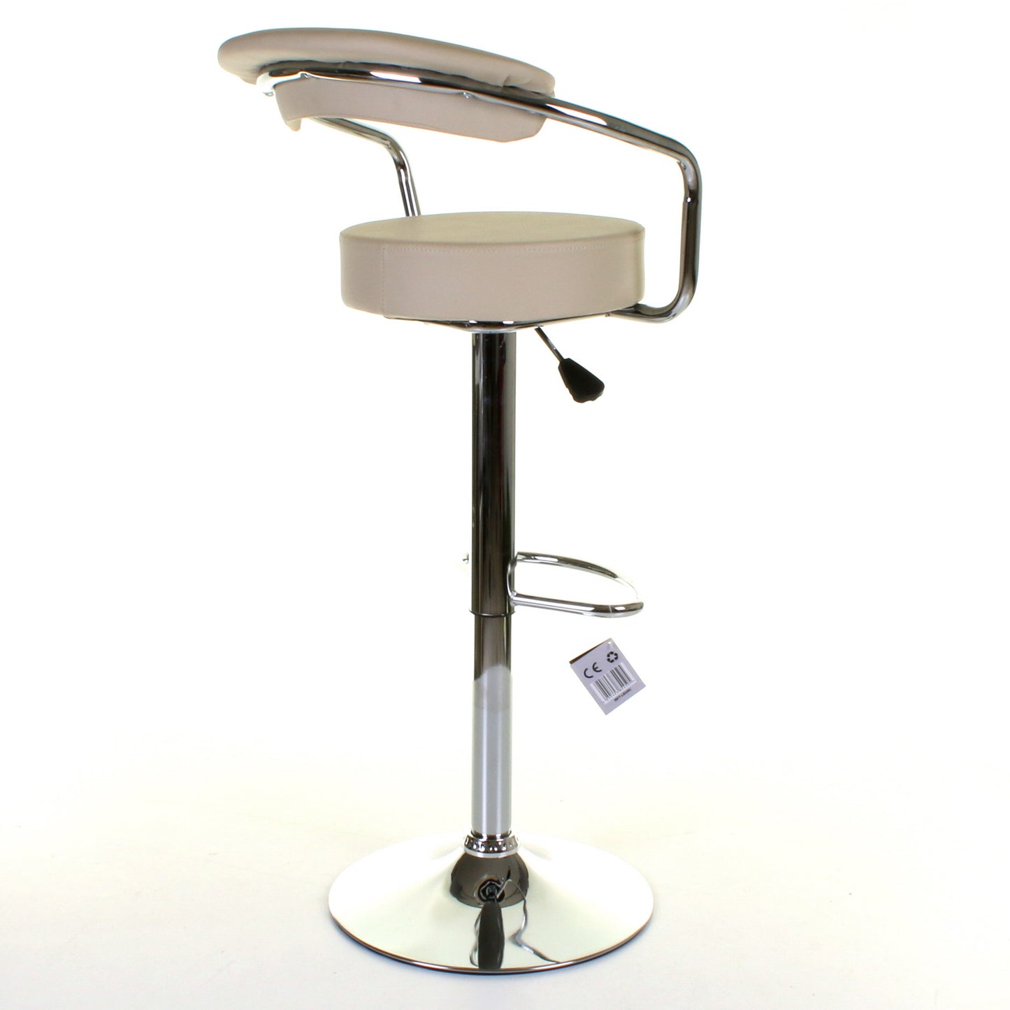 Monza Bar Stool - Cream - Set of 2