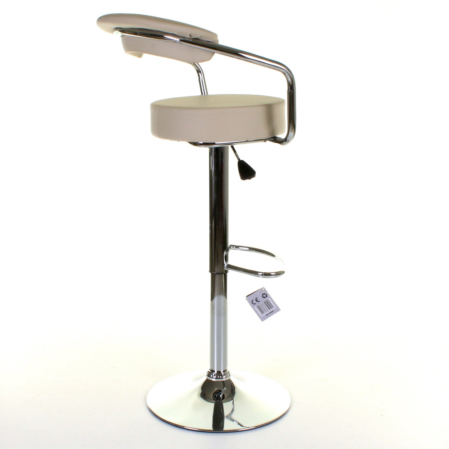 Monza Bar Stool - Cream - Set of 2