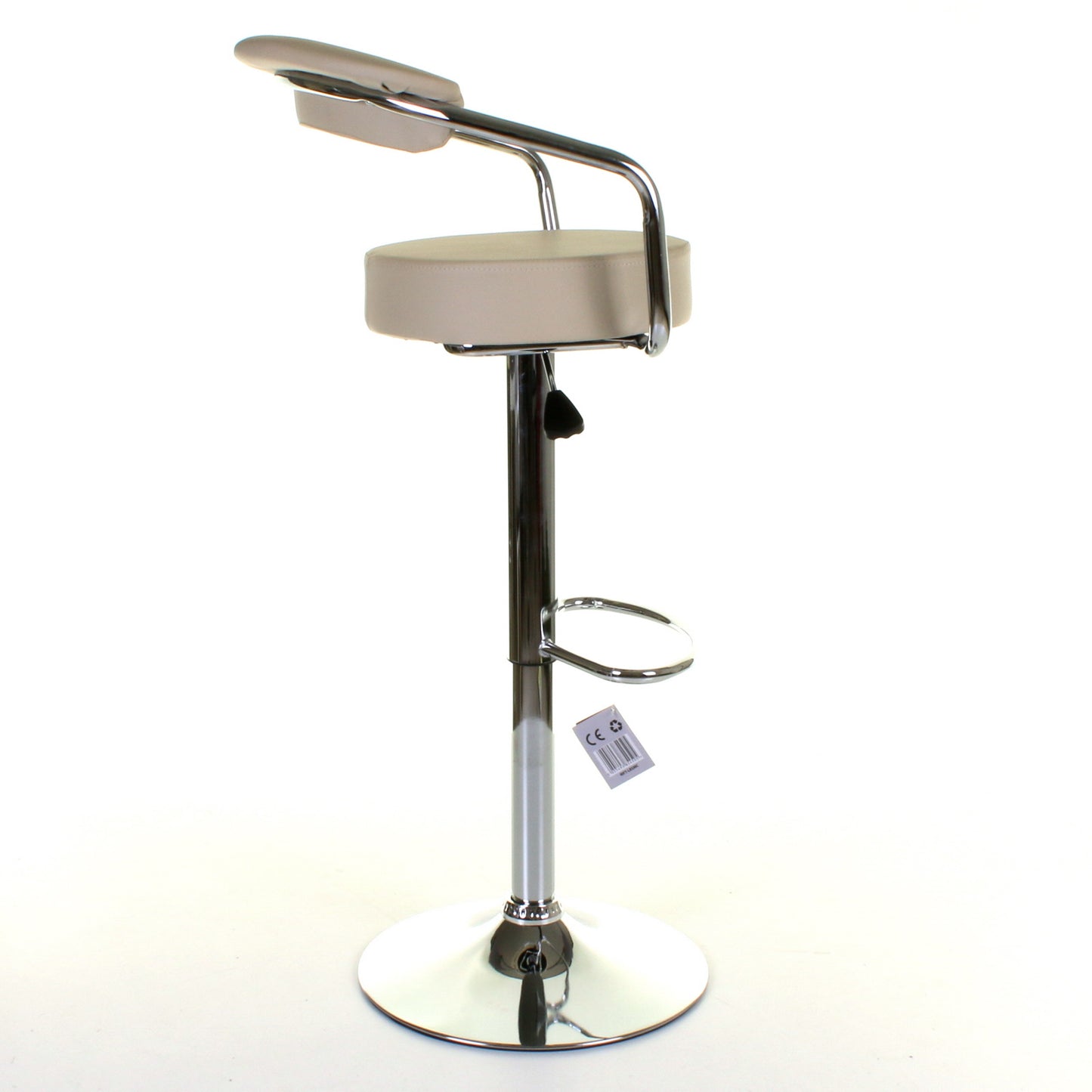 Monza Bar Stool - Cream - Set of 2
