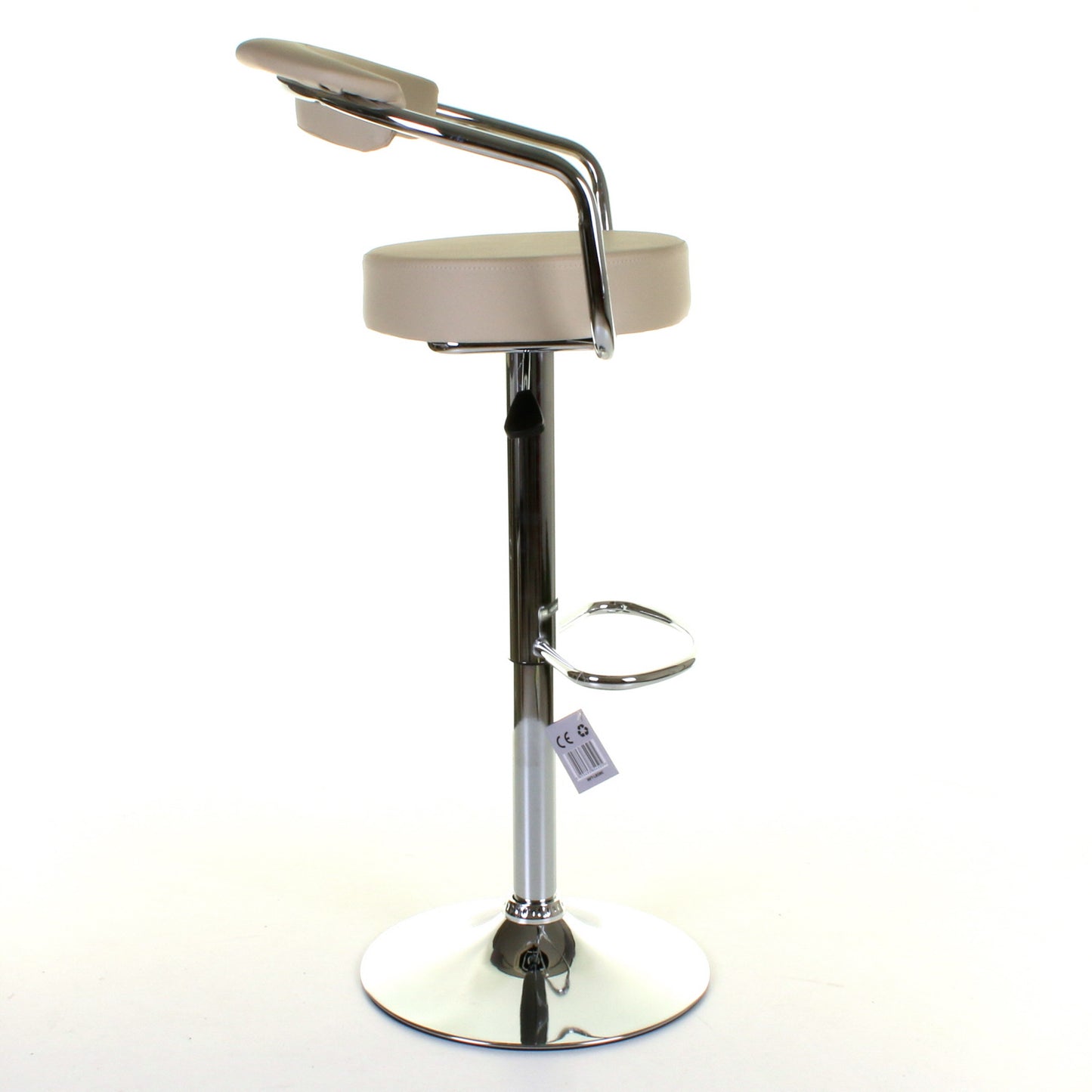 Monza Bar Stool - Cream - Set of 2