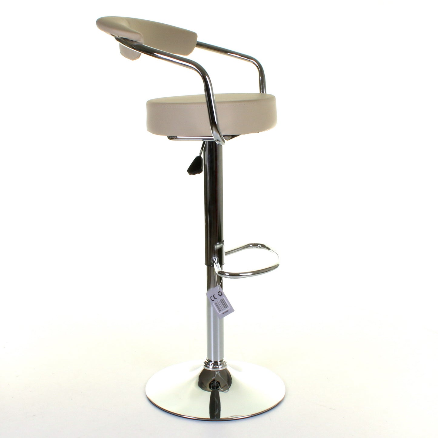 Monza Bar Stool - Cream - Set of 2