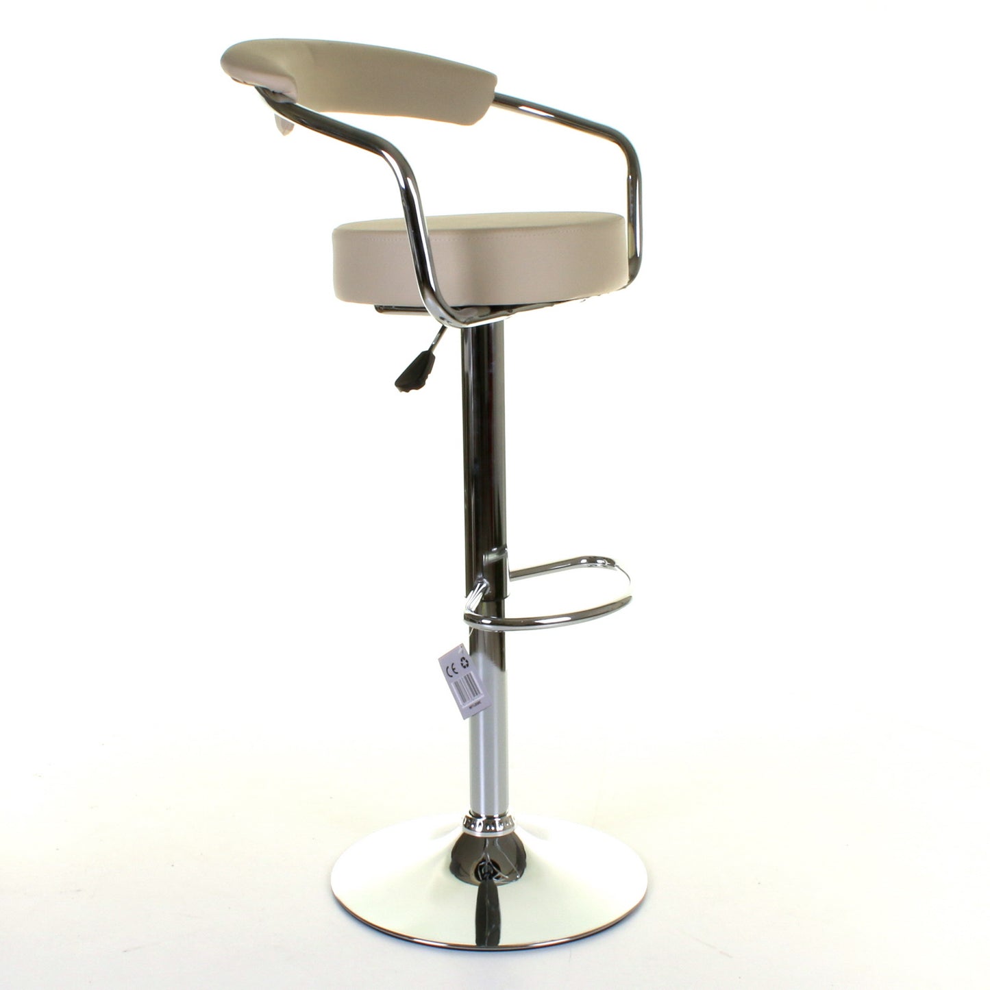 Monza Bar Stool - Cream - Set of 2