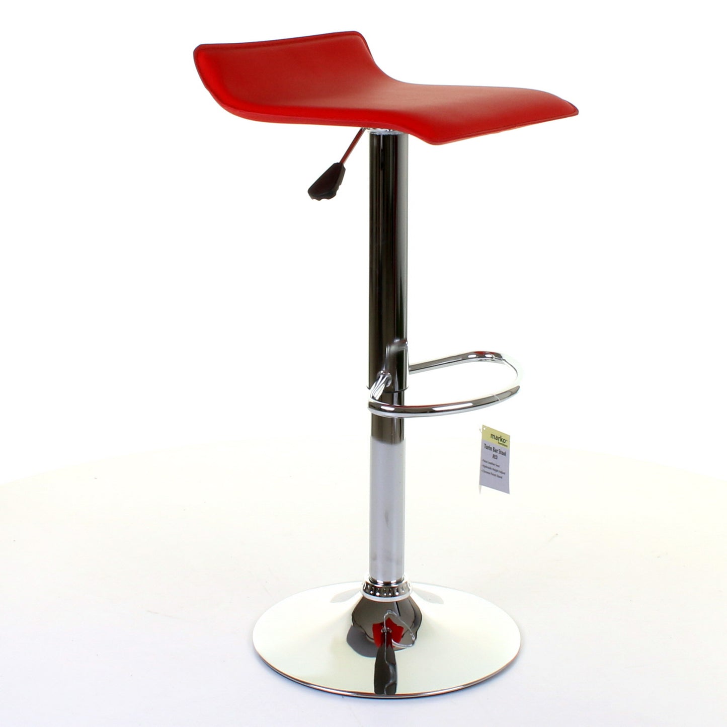 Turin Bar Stool - Red - Set of 2