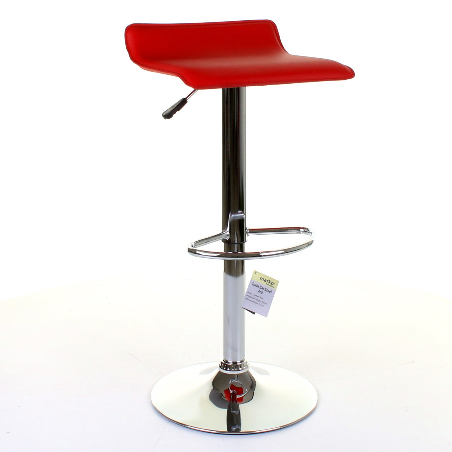 Turin Bar Stool - Red - Set of 2