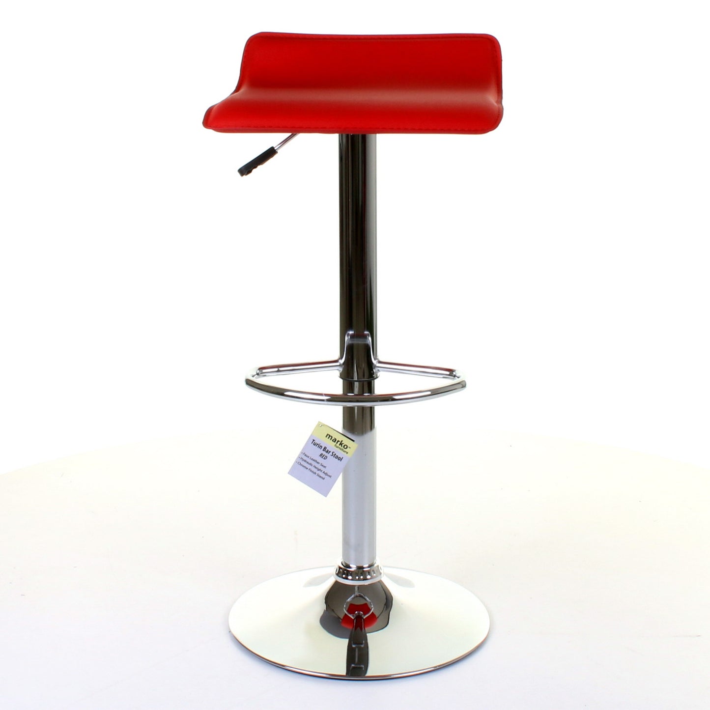 Turin Bar Stool - Red - Set of 2