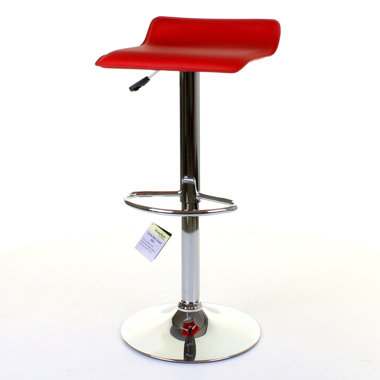 Turin Bar Stool - Red - Set of 2