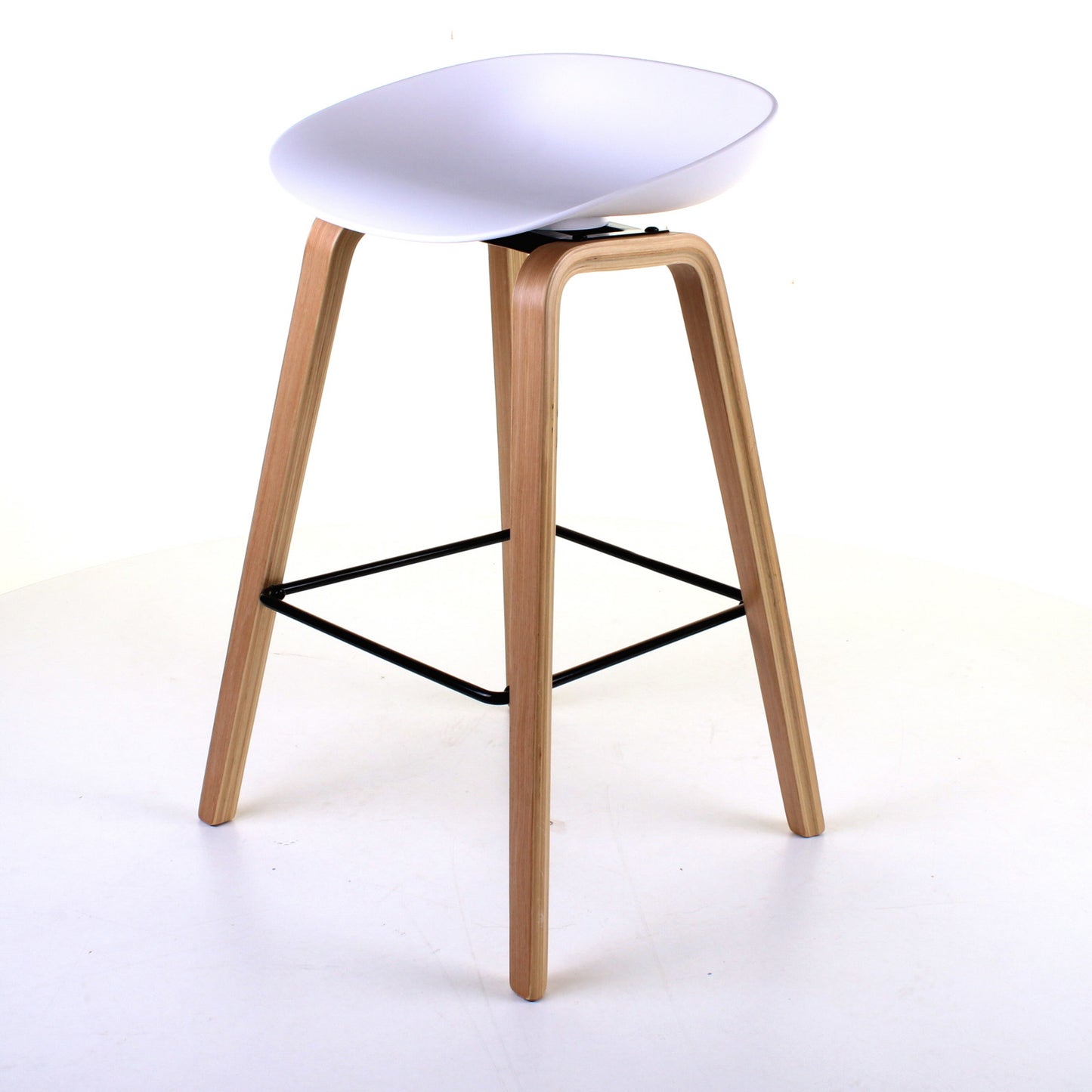 Benevento Bar Stool - White - Set of 2