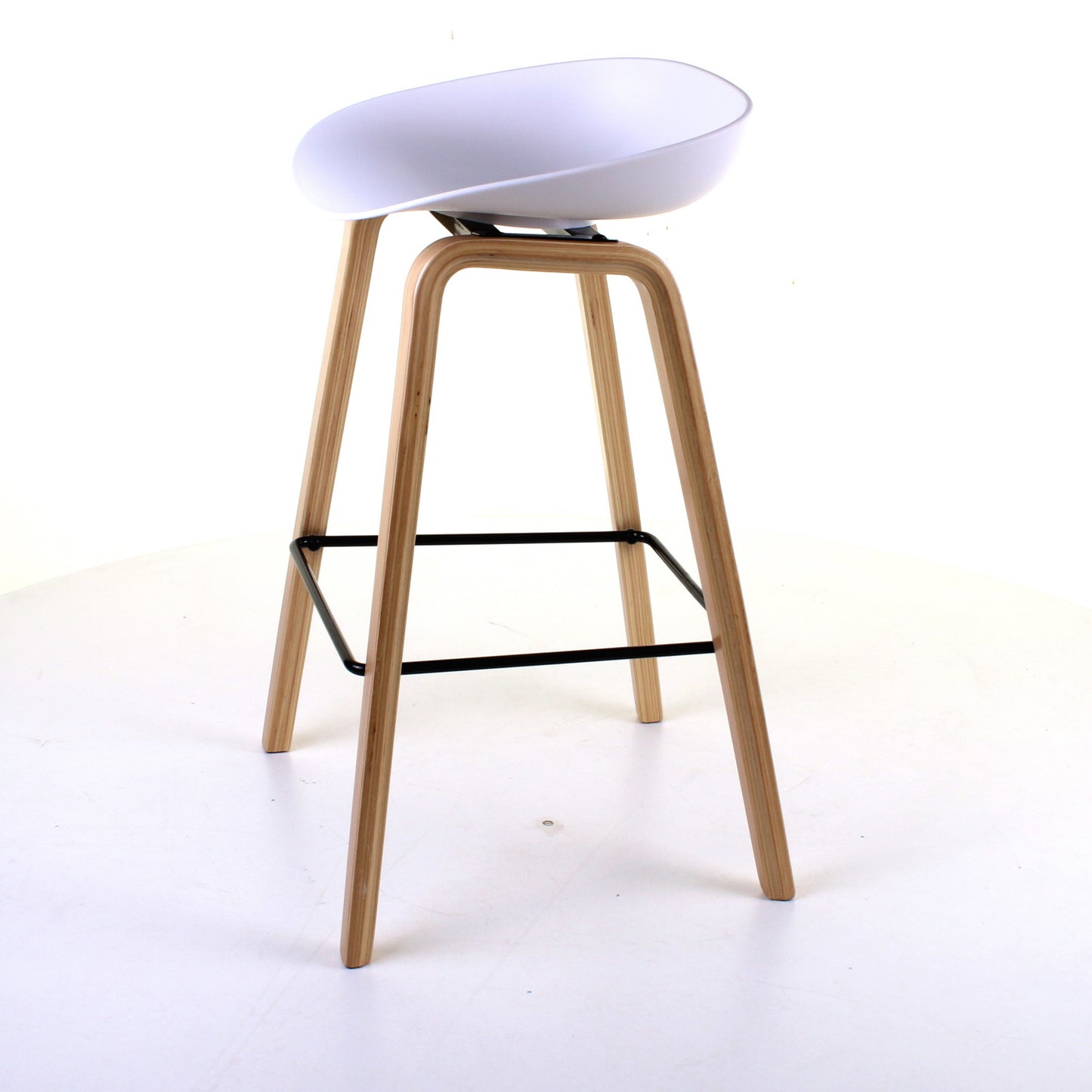 Benevento Bar Stool - White - Set of 2