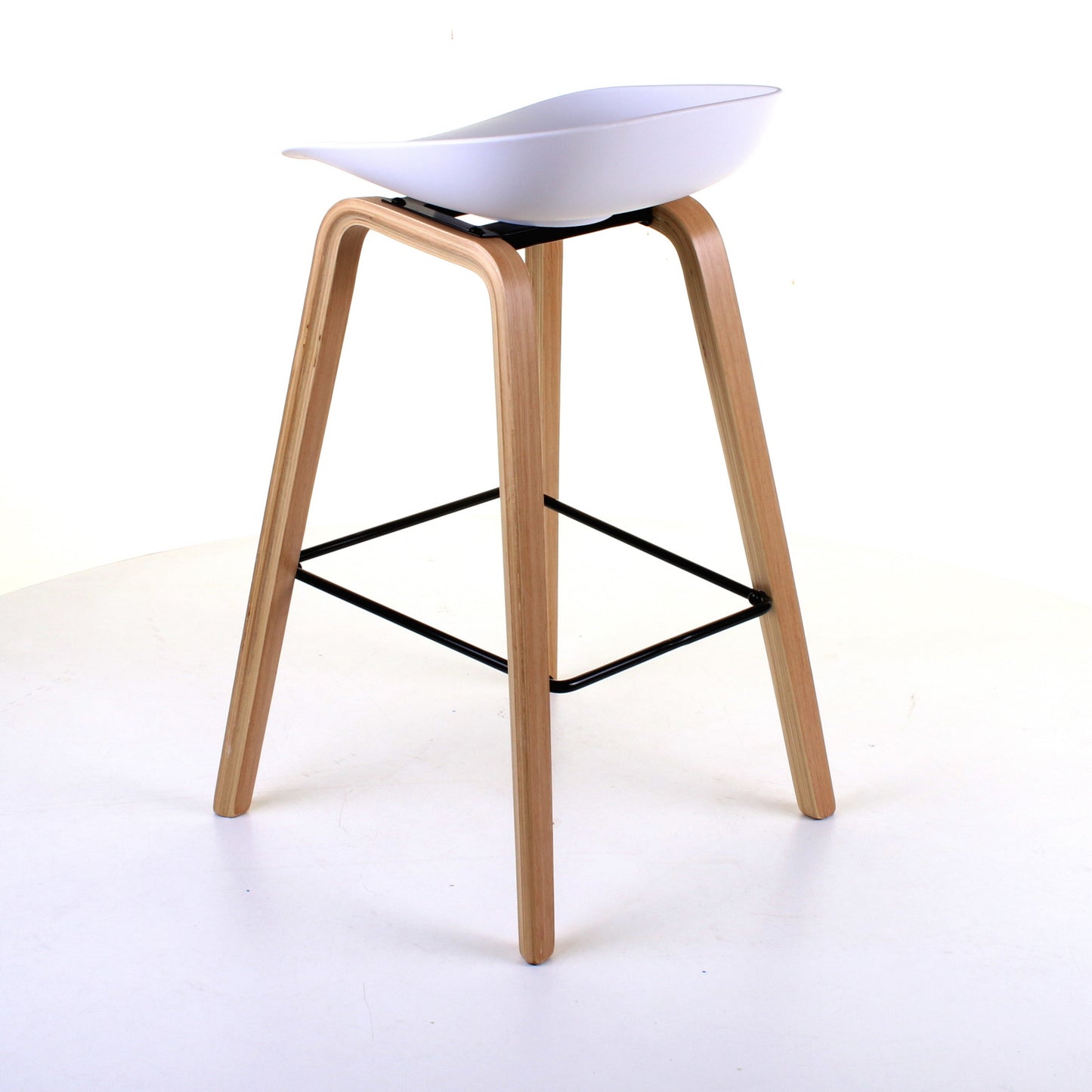 Benevento Bar Stool - White - Set of 2