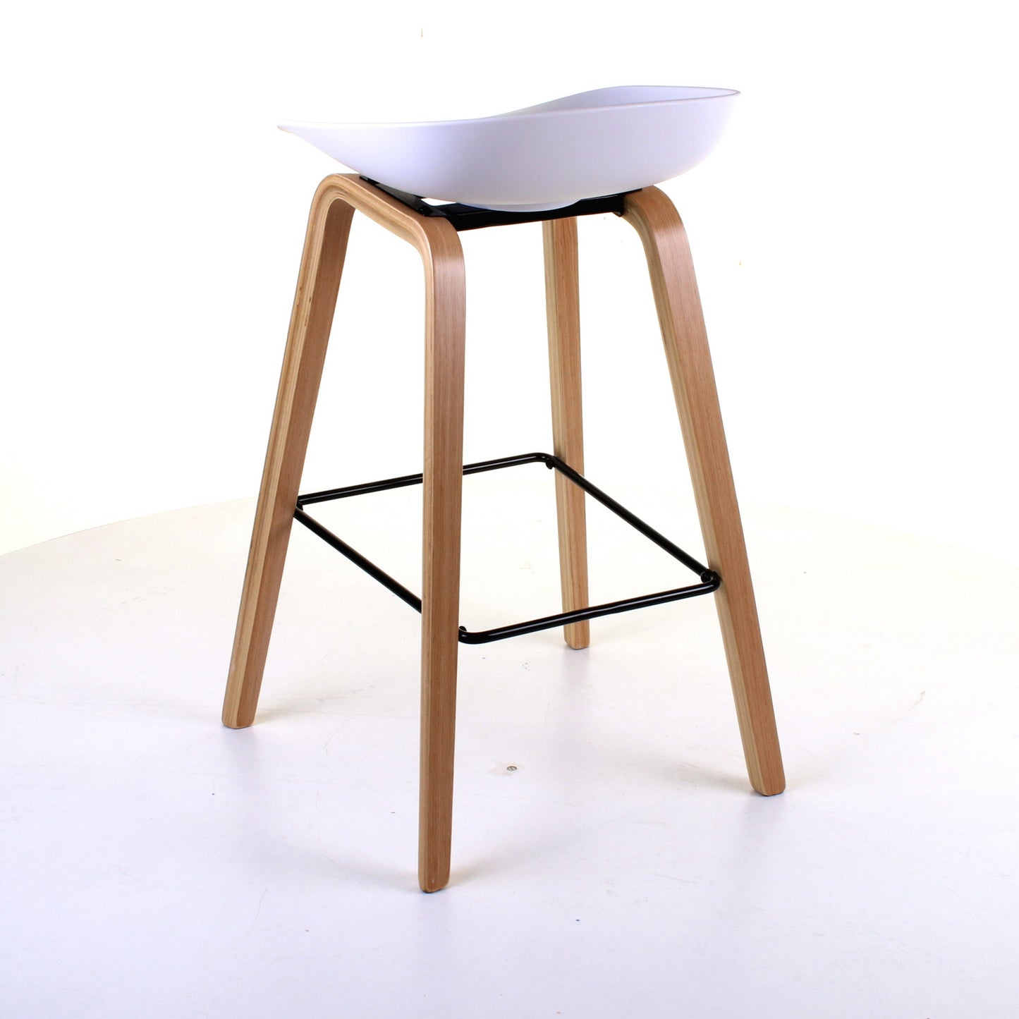 Benevento Bar Stool - White - Set of 2