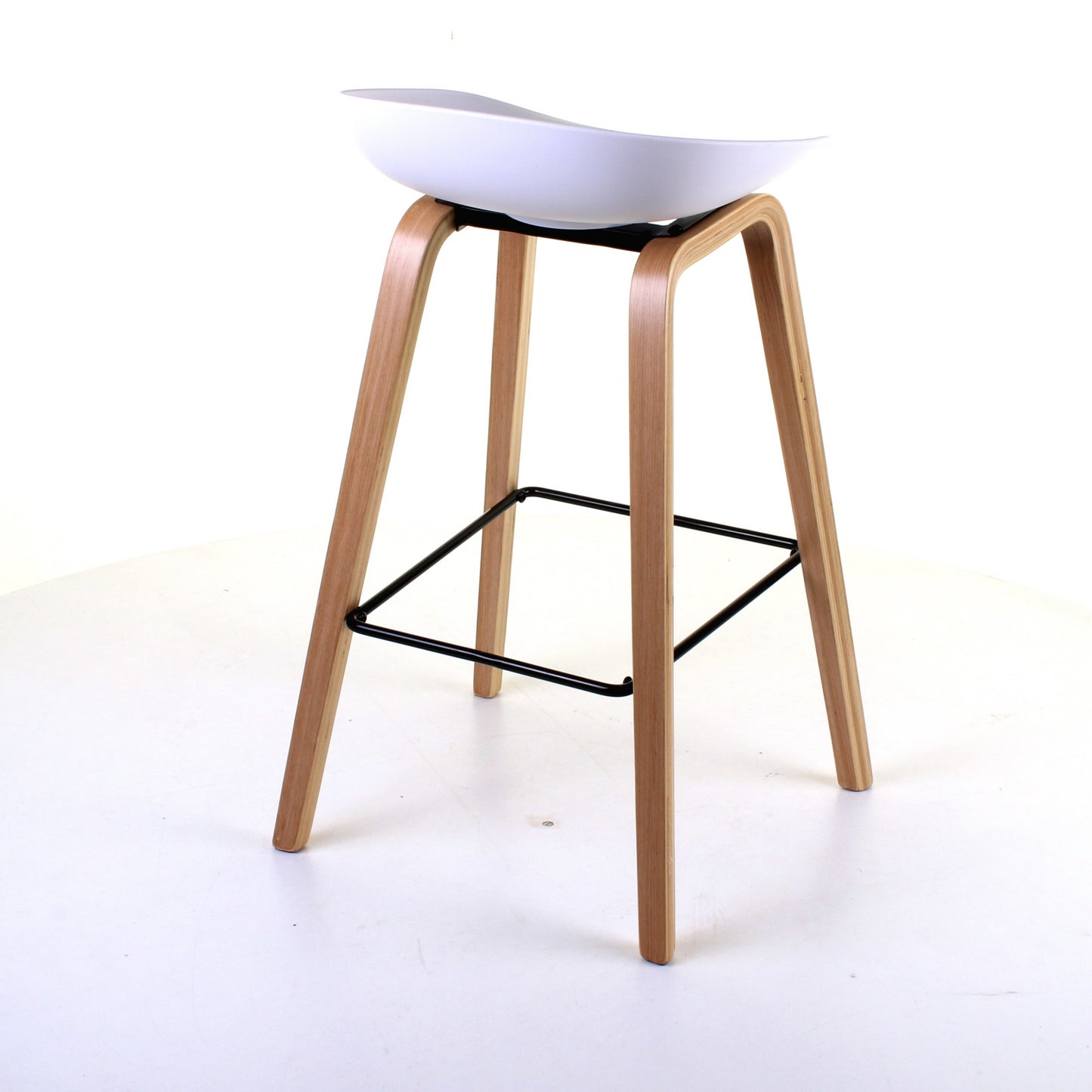 Benevento Bar Stool - White - Set of 2