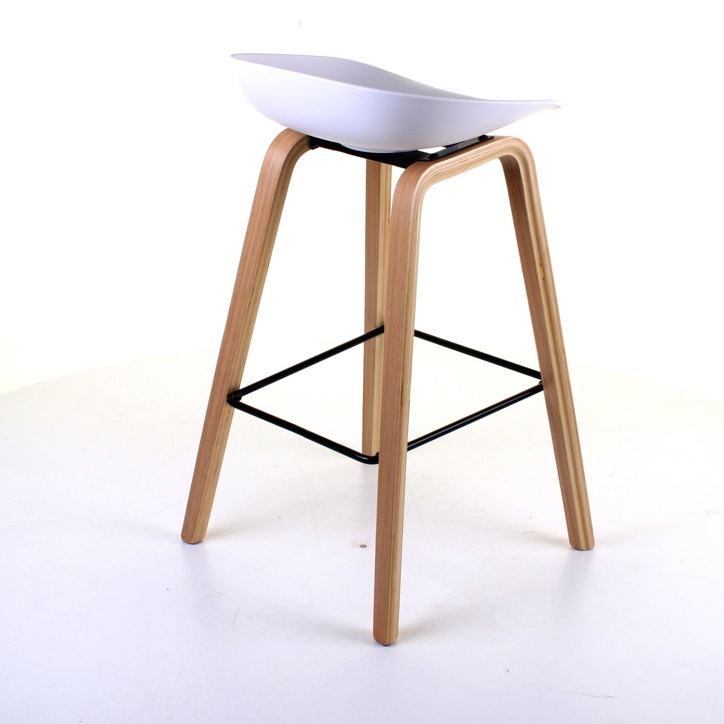 Benevento Bar Stool - White - Set of 2